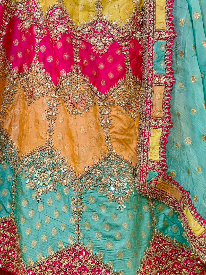 Inaisha  Banarasi Silk Lehenga