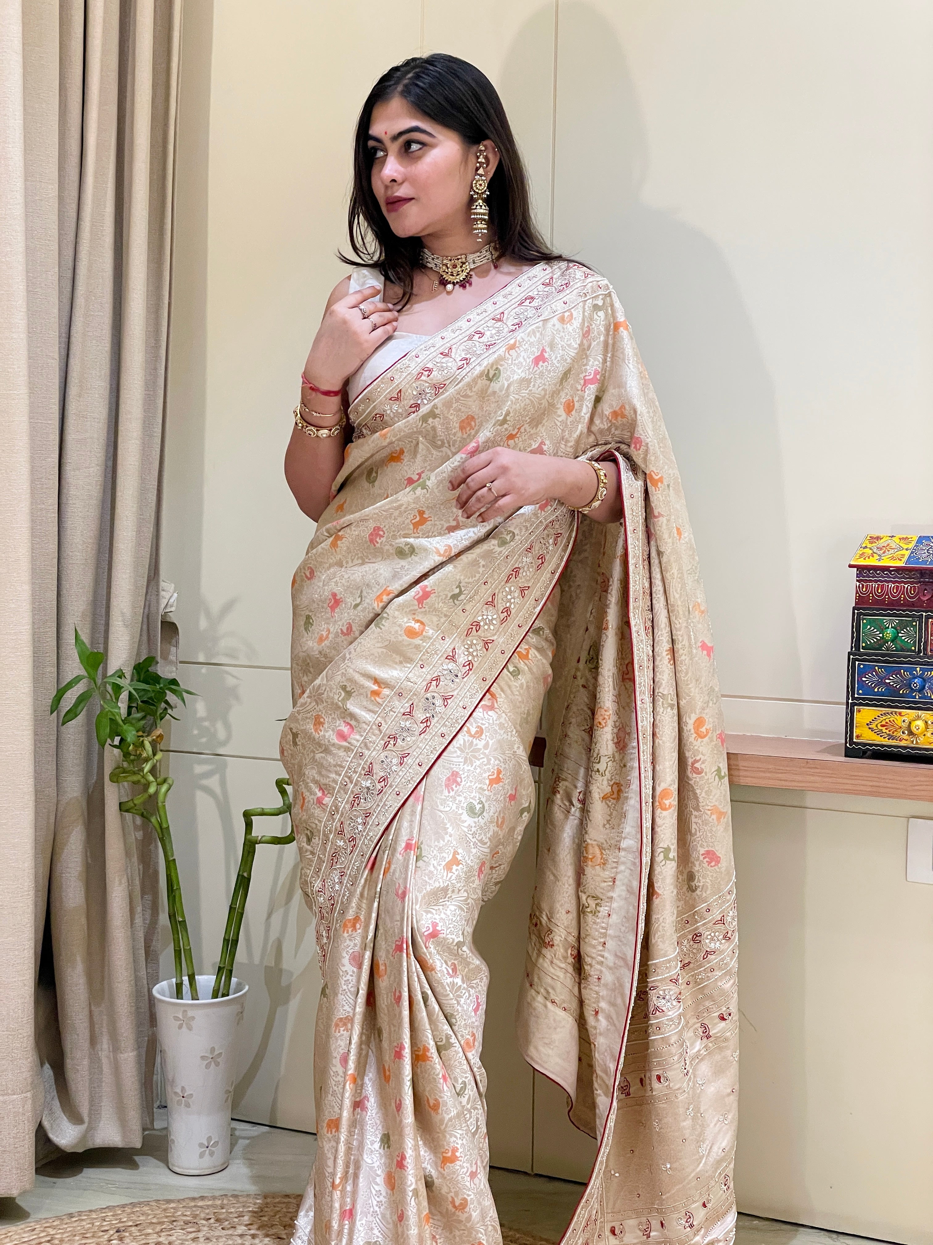 Divya Bananasi Silk Saree