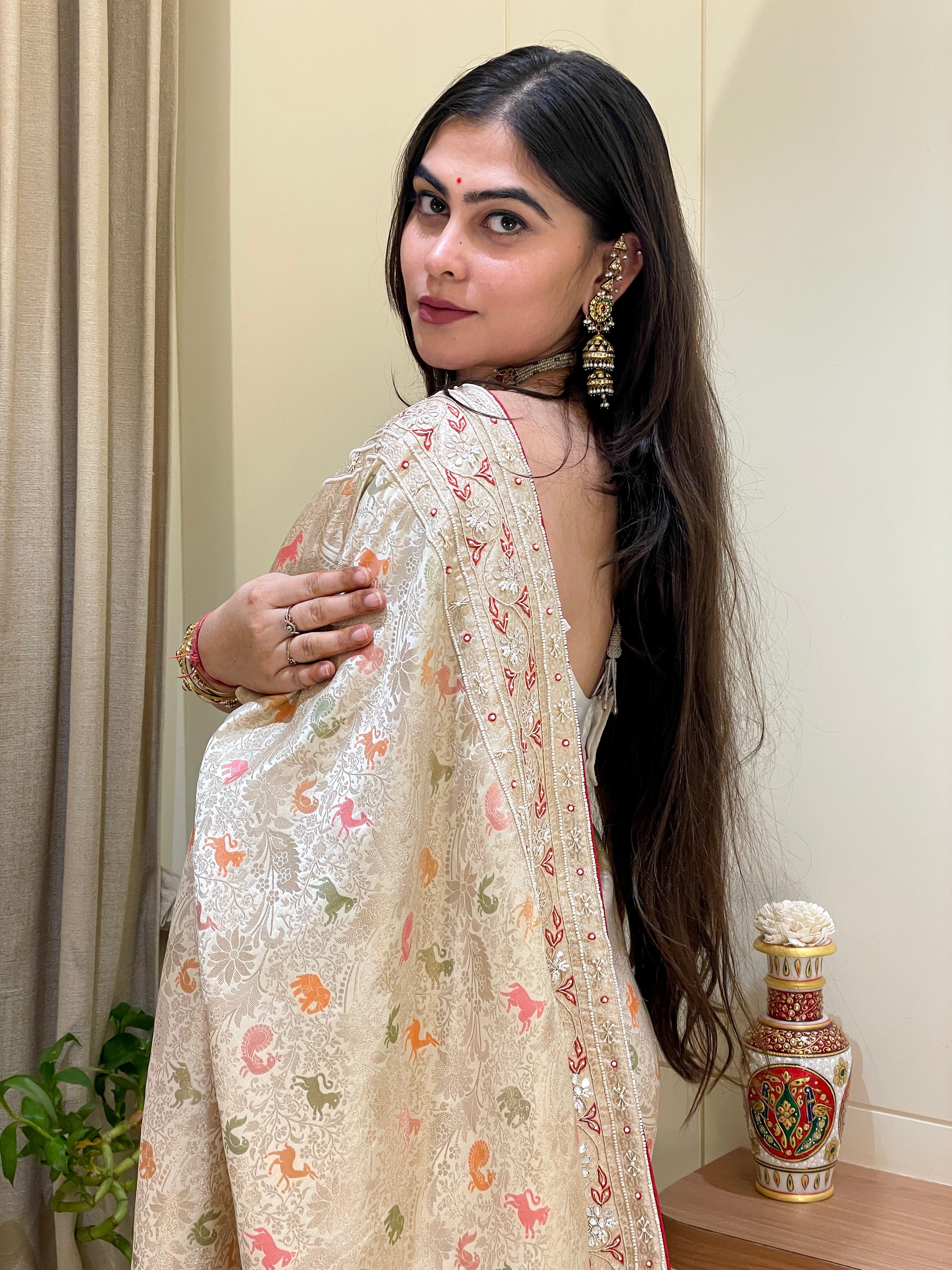 Divya Bananasi Silk Saree