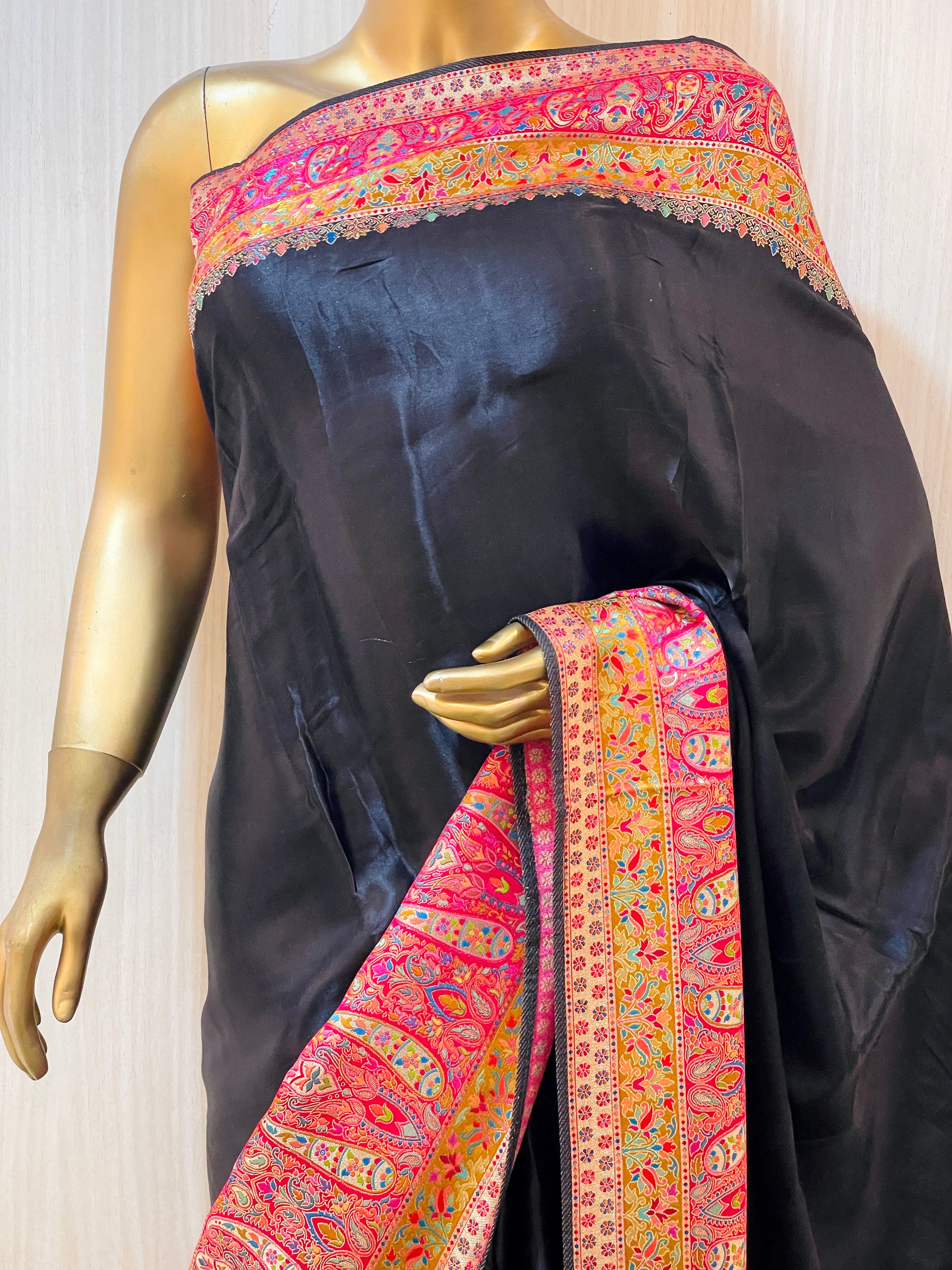 Deepu Pure Koral Silk Saree