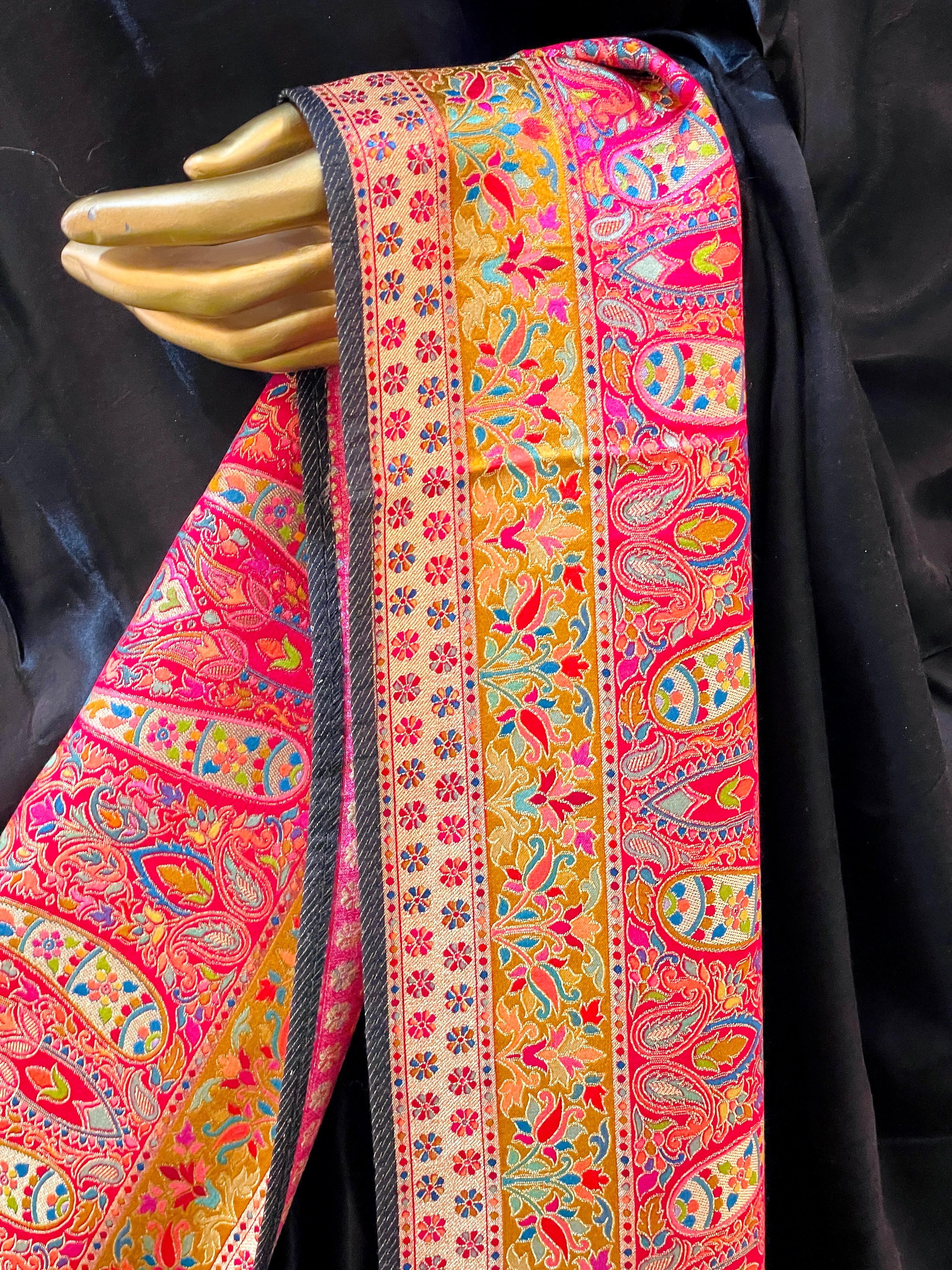 Deepu Pure Koral Silk Saree