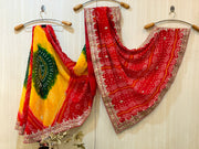 Vidya Nauranga Bandhani Saree