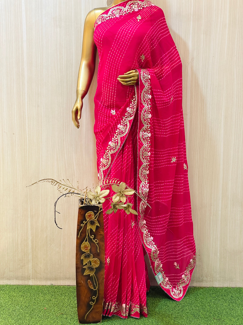 Kanisha Leheriya Saree
