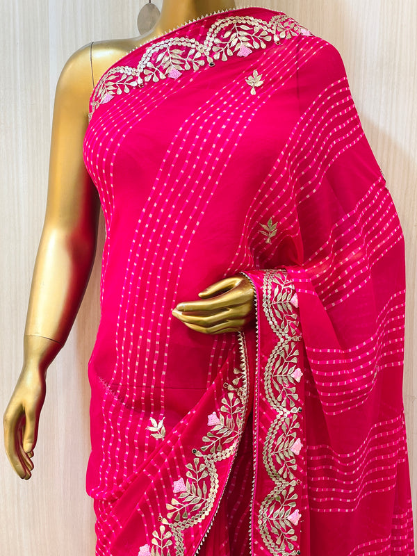 Kanisha Leheriya Saree
