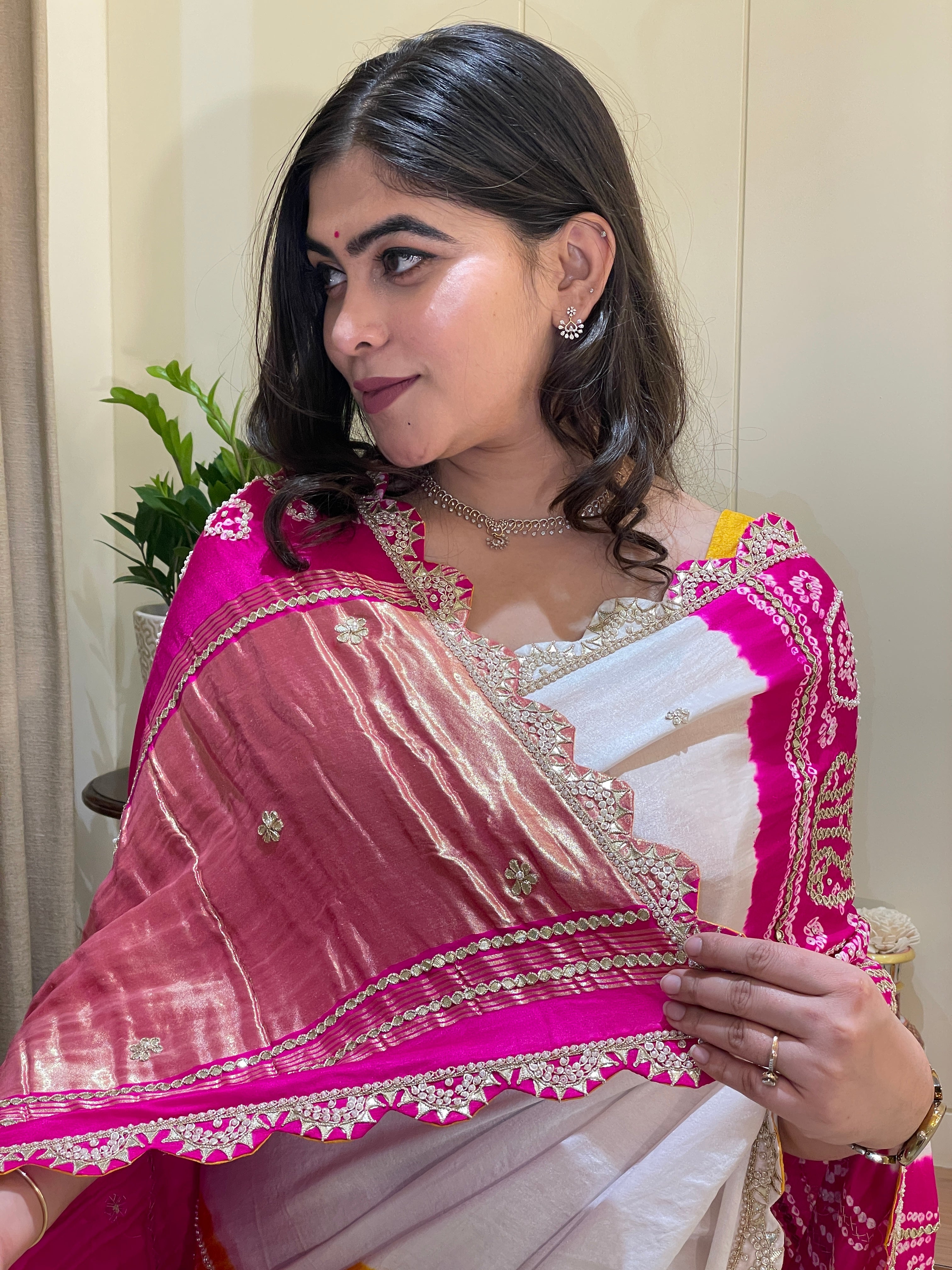 Tanishka Bandhani Saree