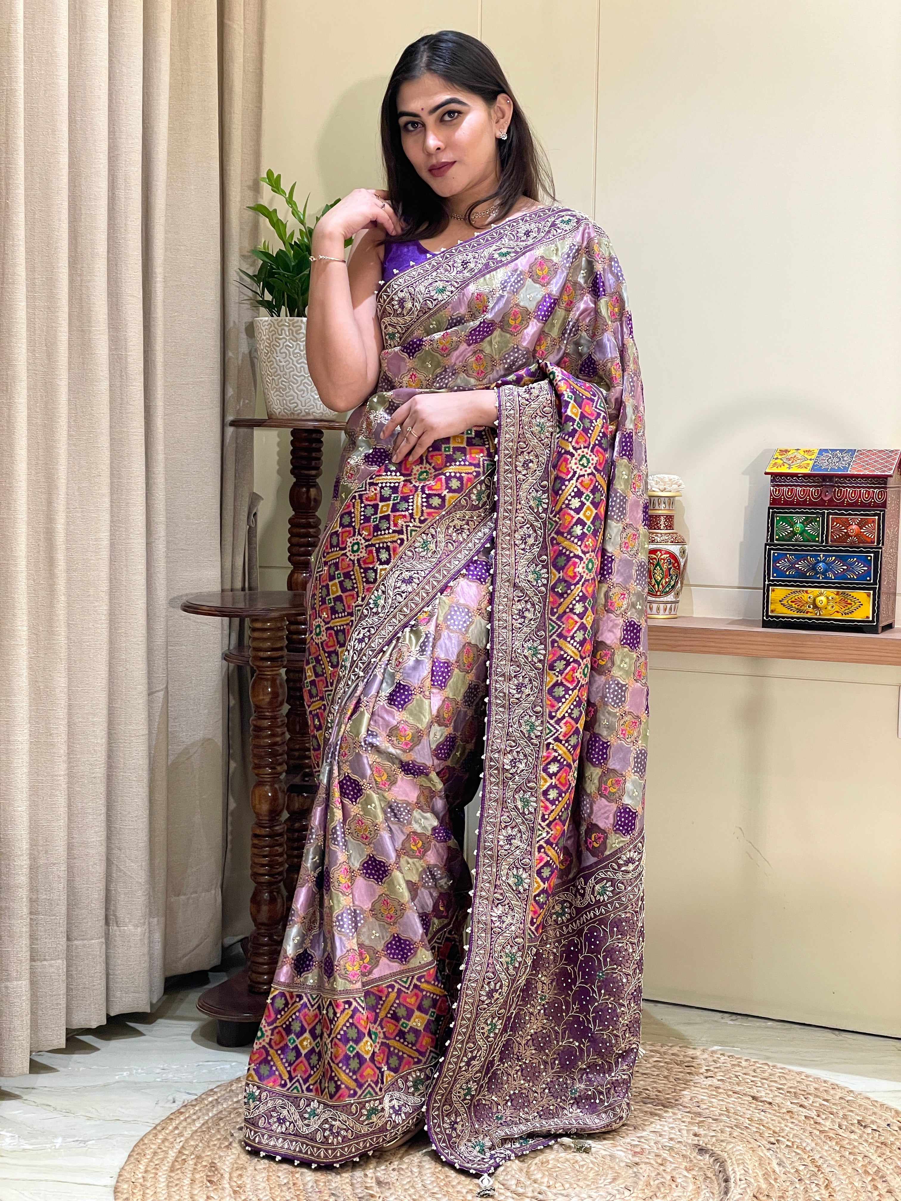 Zarika Muga Silk Banarasi Saree