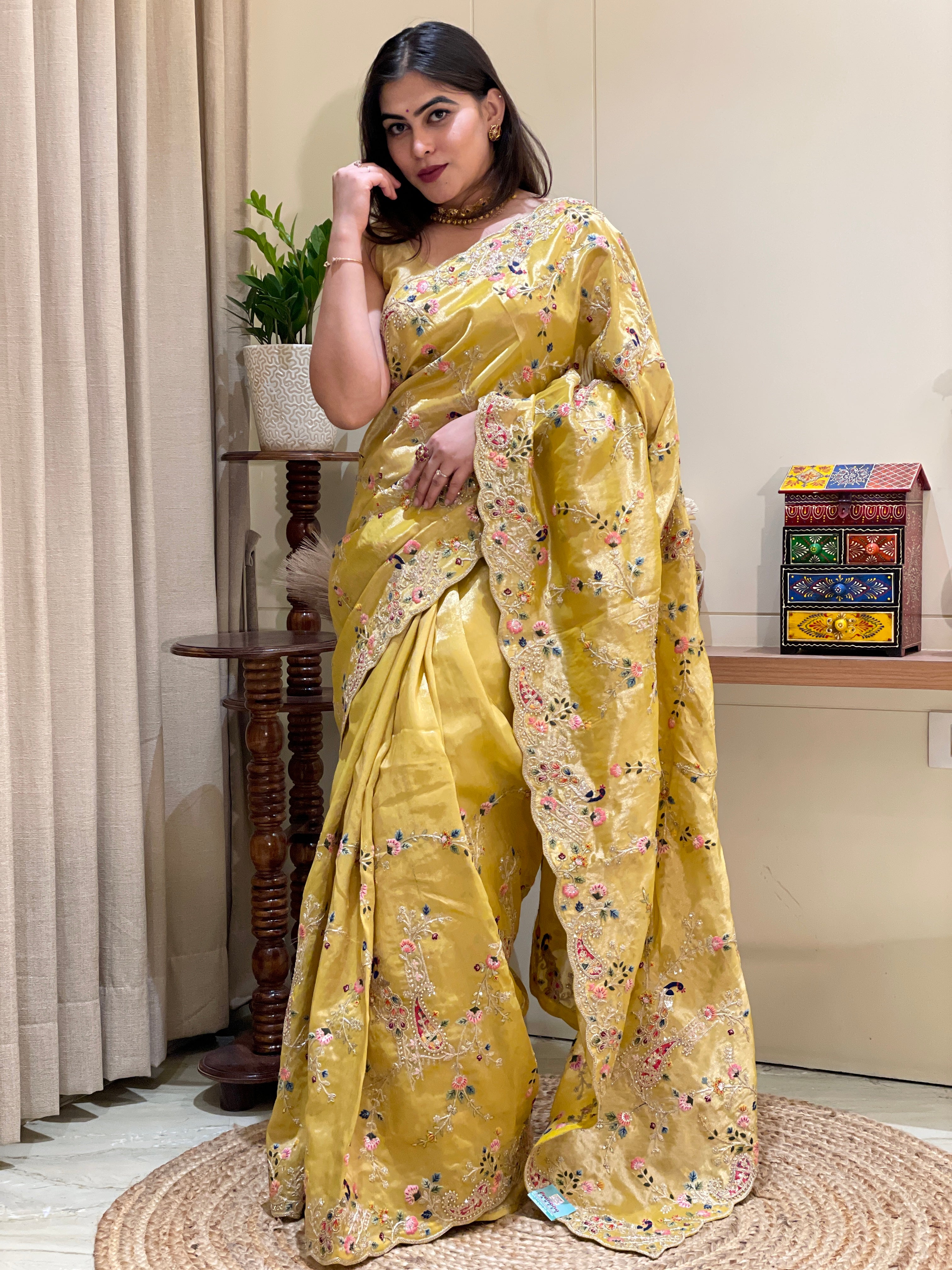 Shubha Tissue Silk Saree