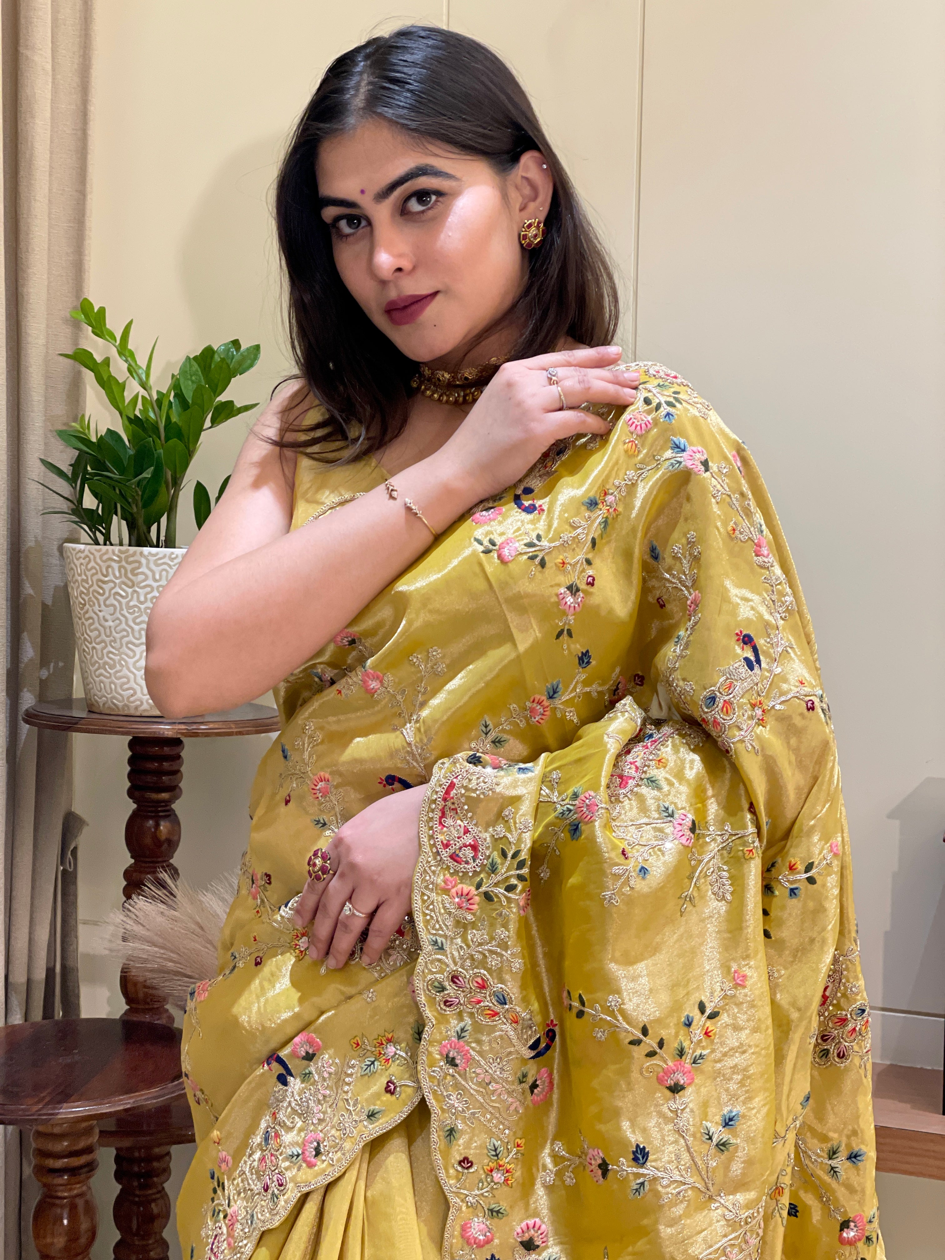 Shubha Tissue Silk Saree