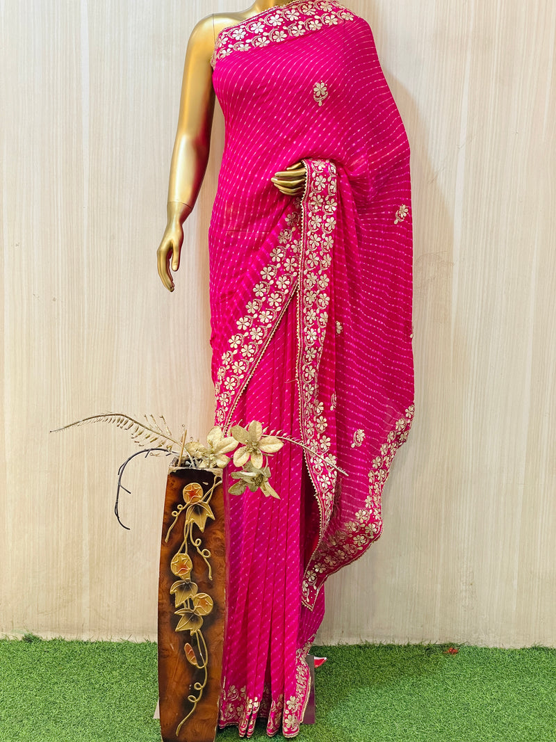 Nishtha Leheriya Saree