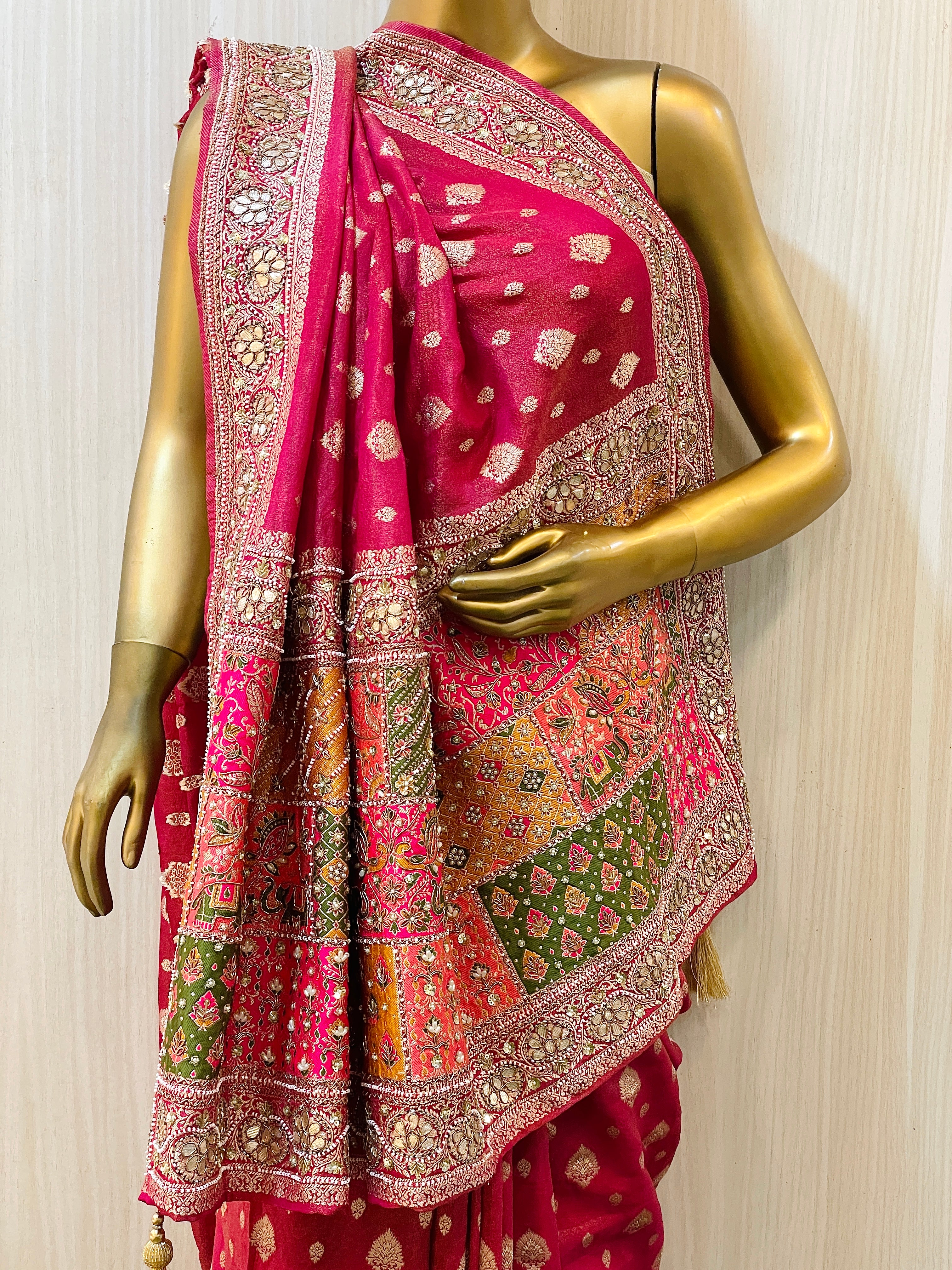 Prisha Banarasi Silk Saree