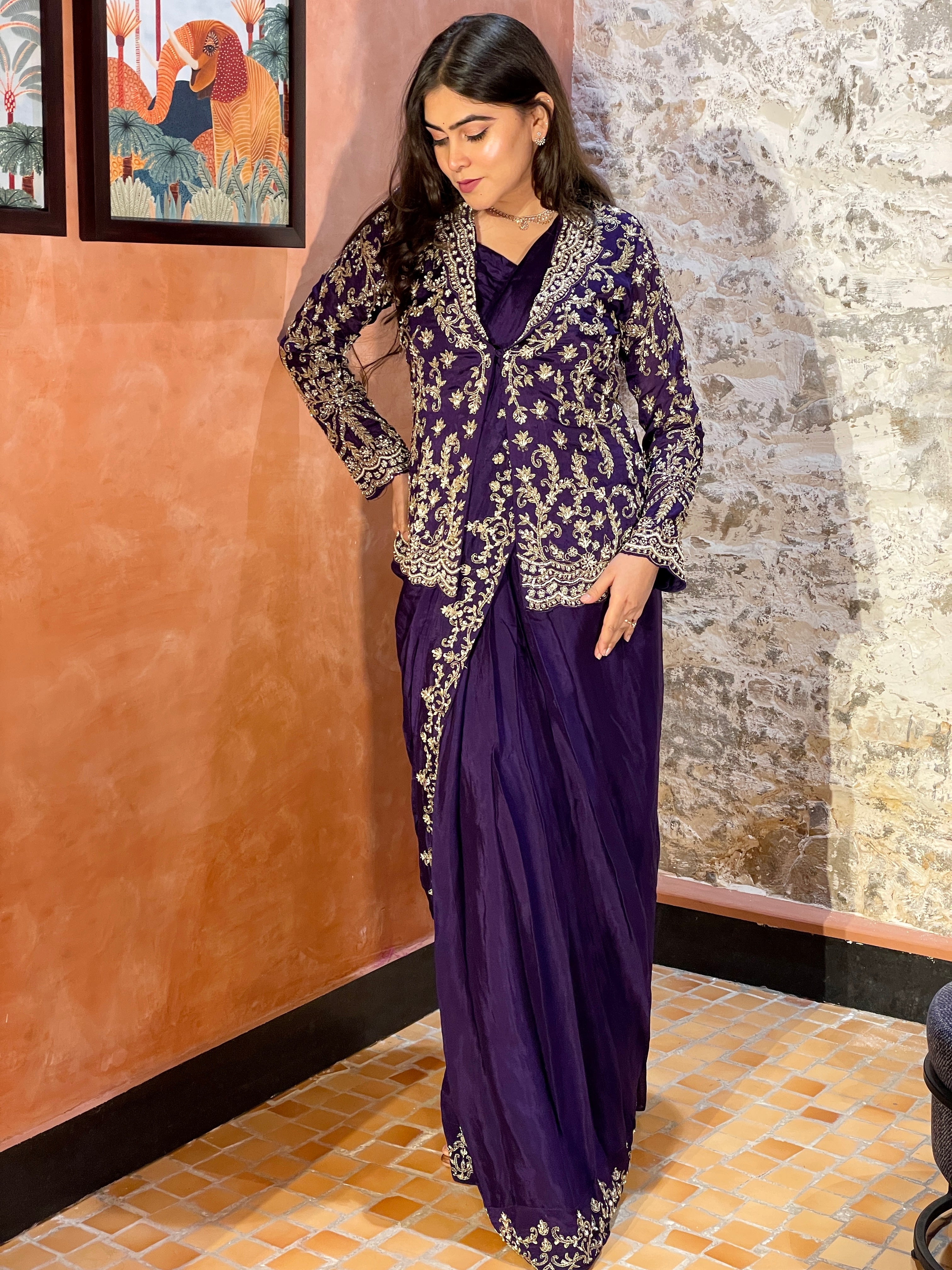 Mila Pre Drape Saree