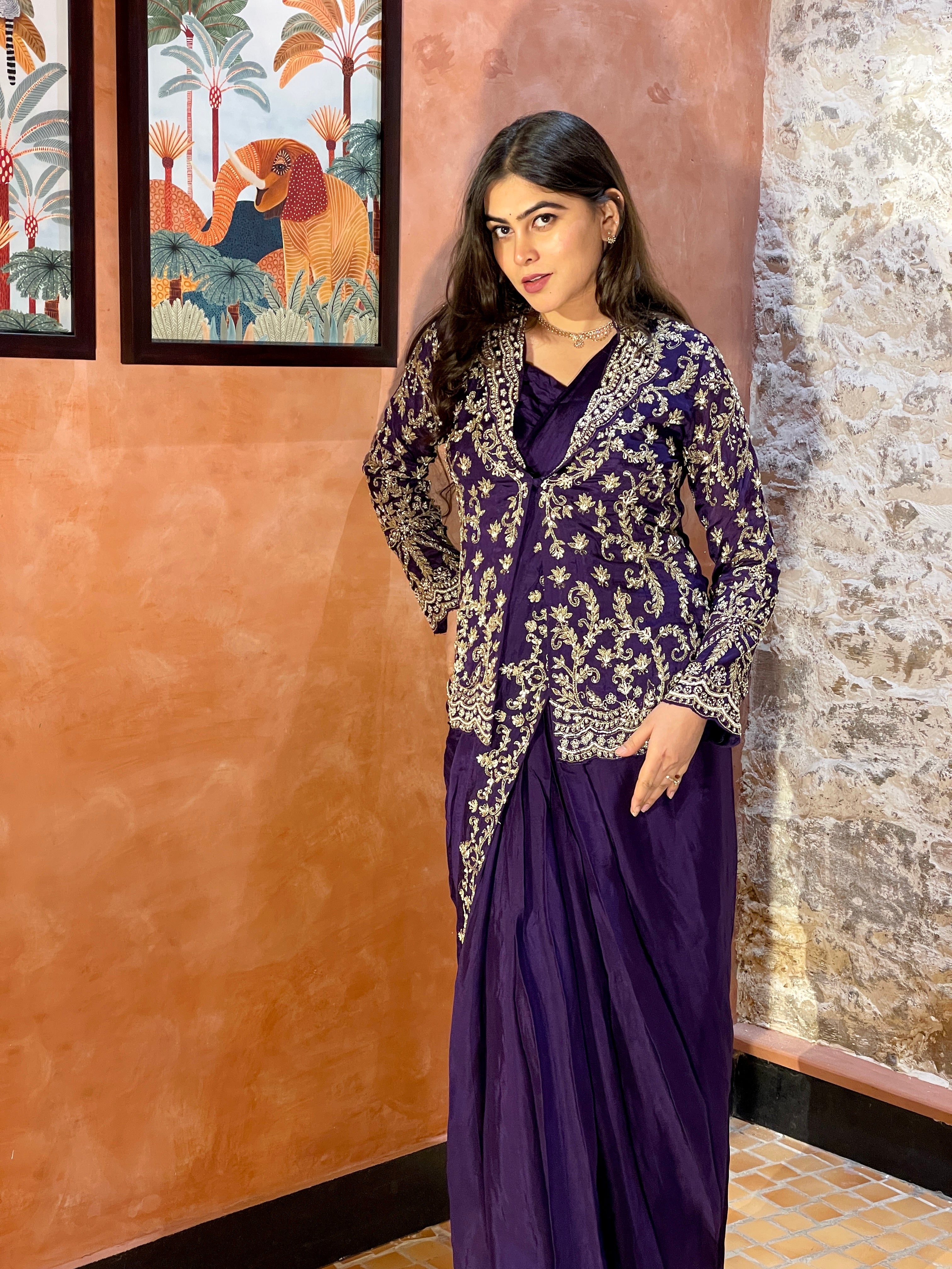 Mila Pre Drape Saree