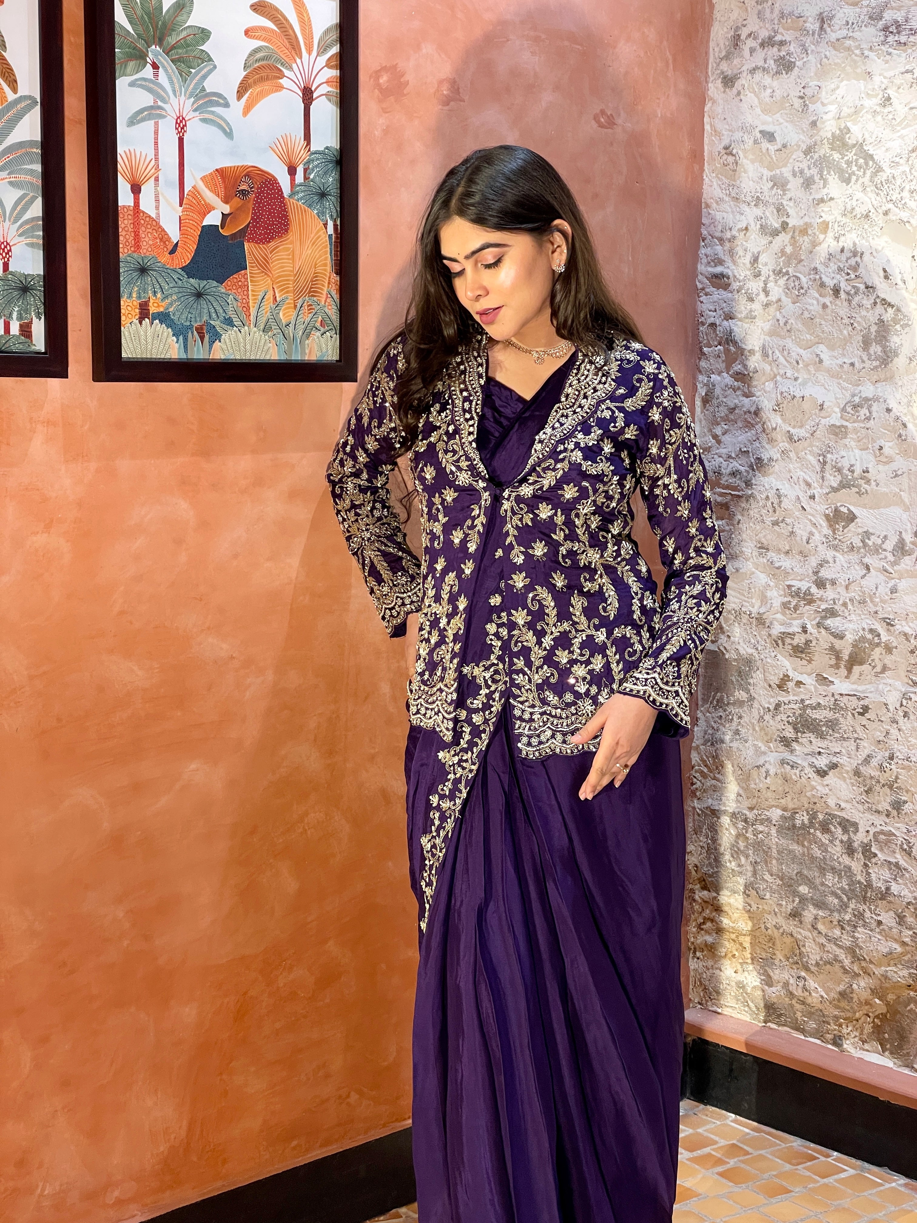 Mila Pre Drape Saree