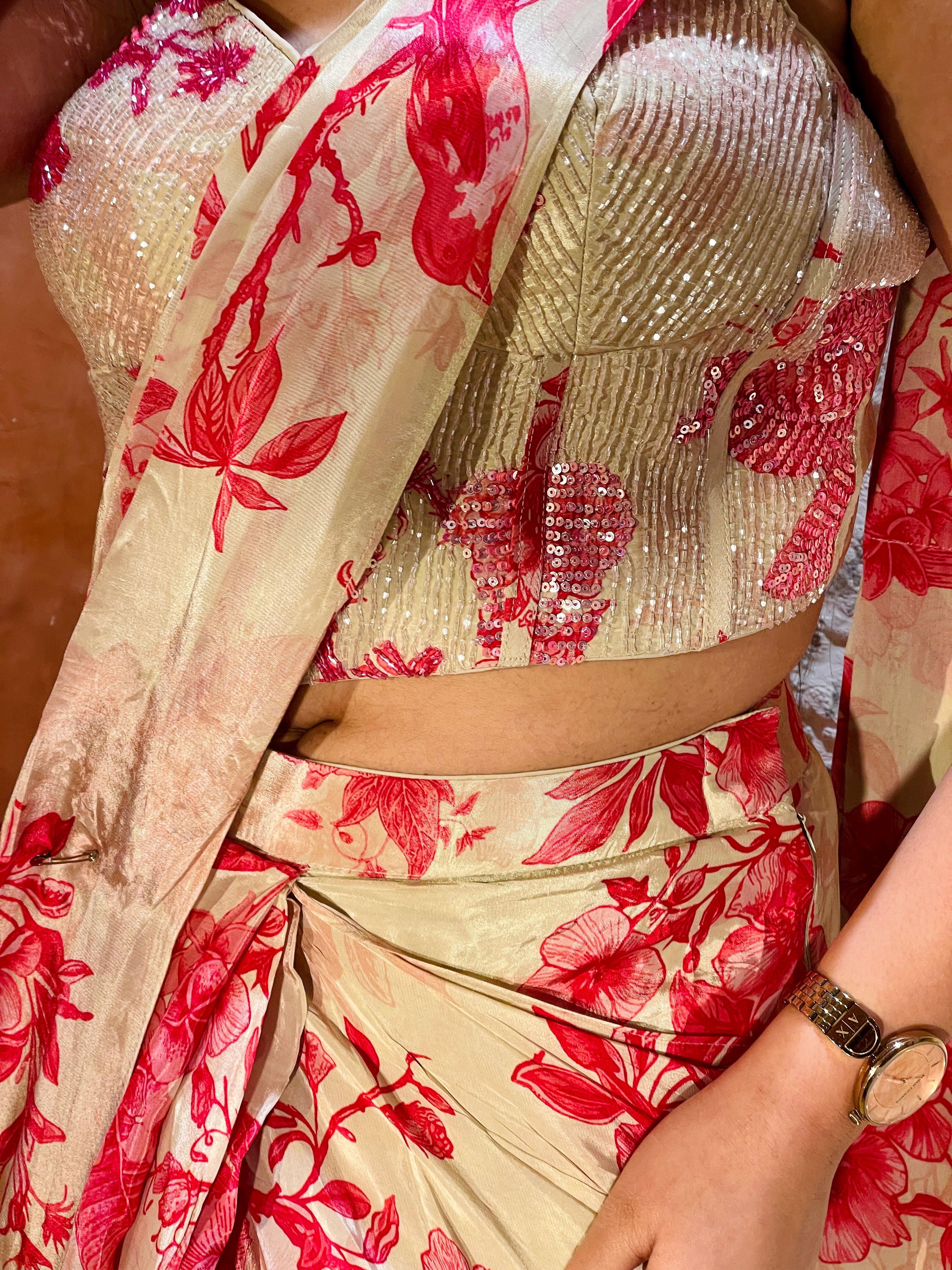 Ziya Pre Drape Saree