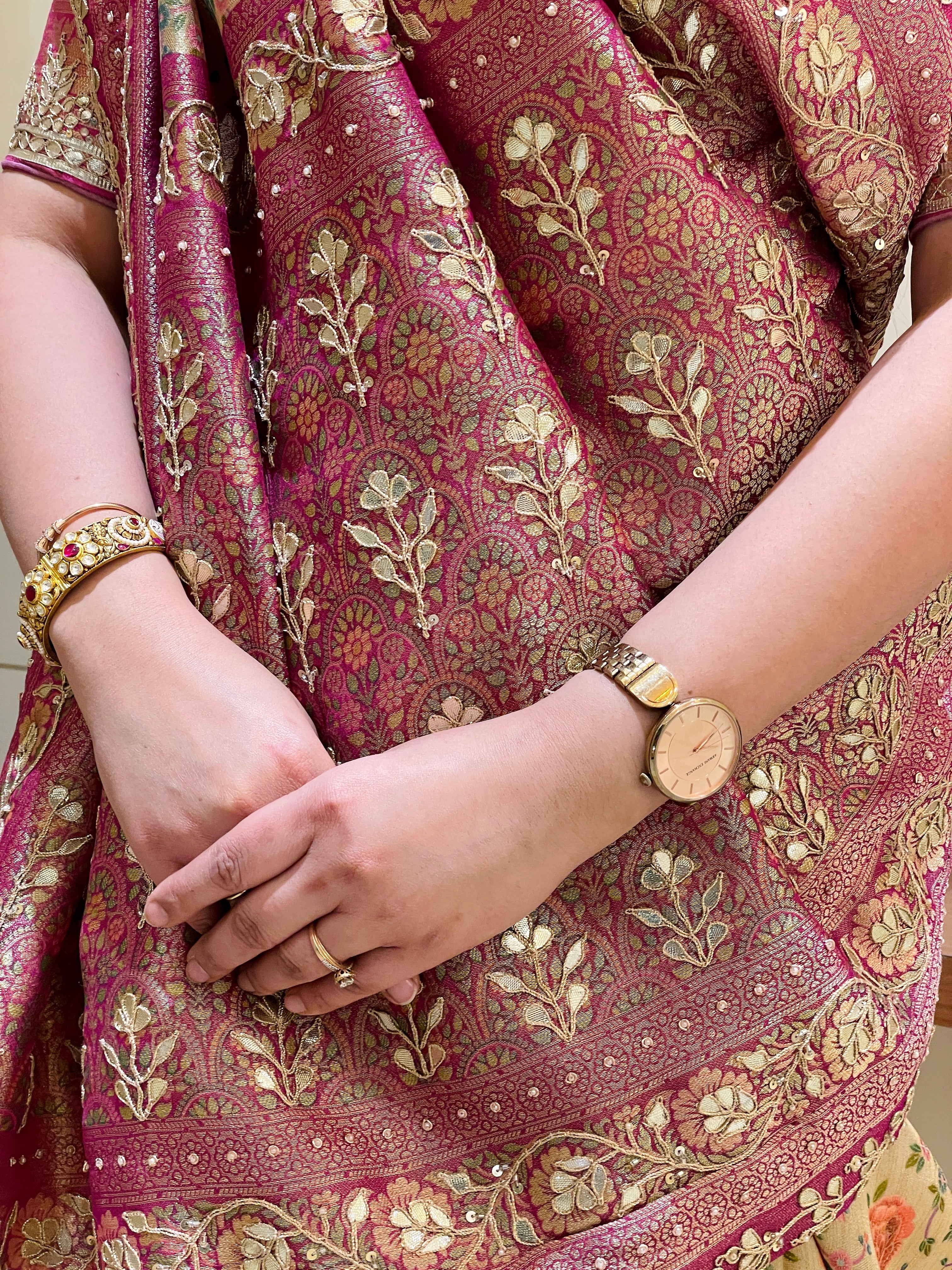 Rihana Banarasi Tissue Silk Saree