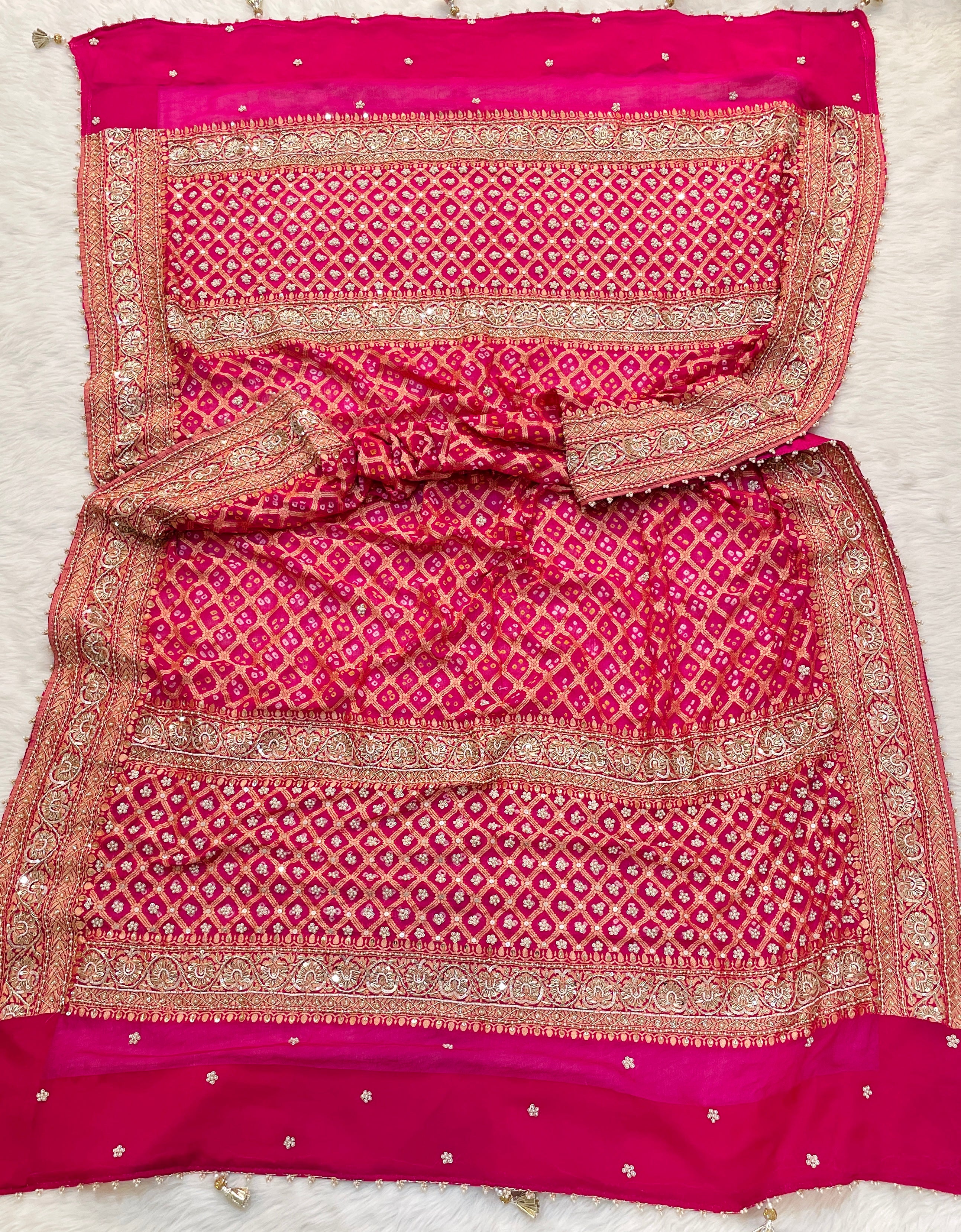 Ambika Pure Khadi Georgette Dupatta