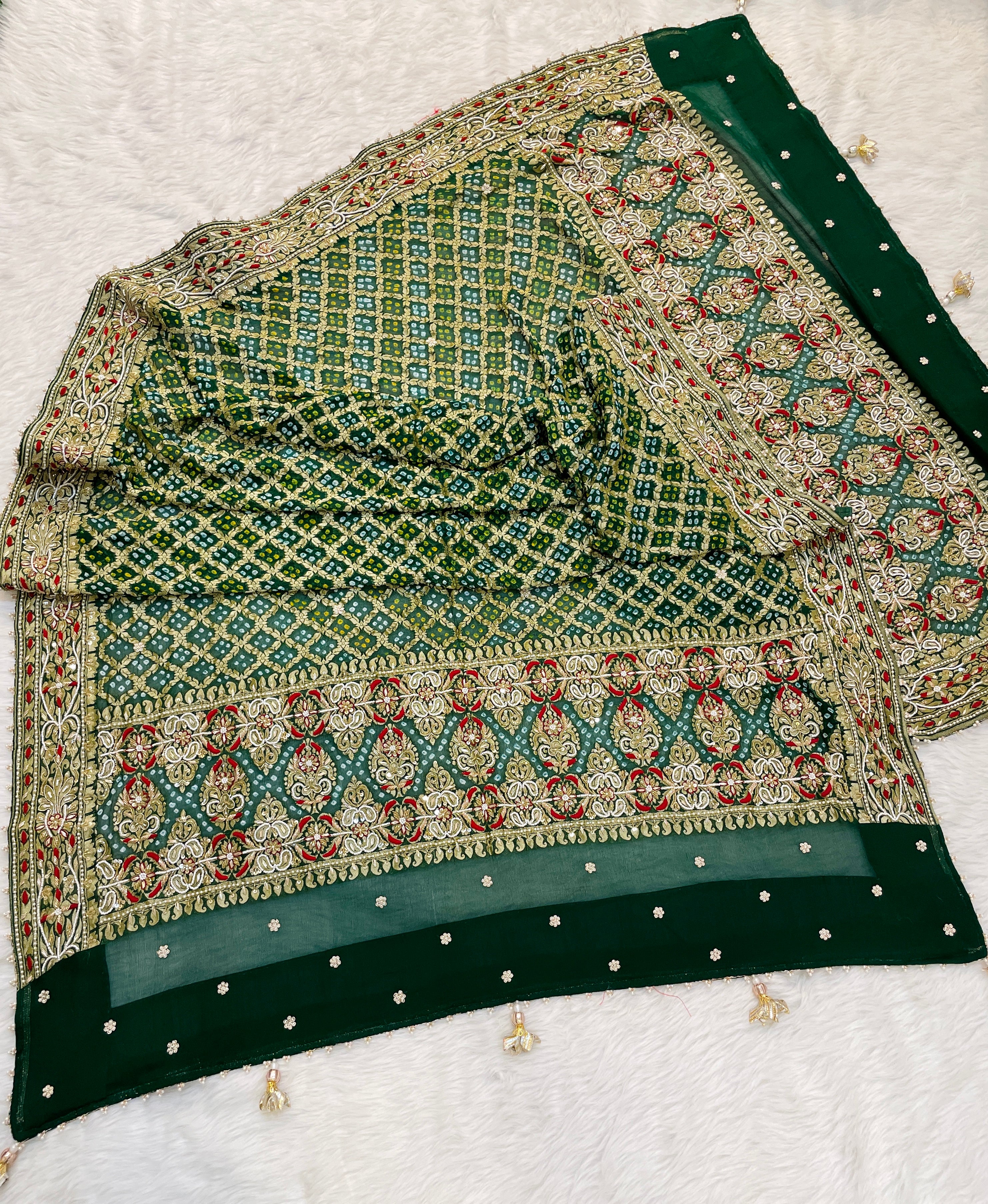 Meher Pure Khadi Georgette Dupatta