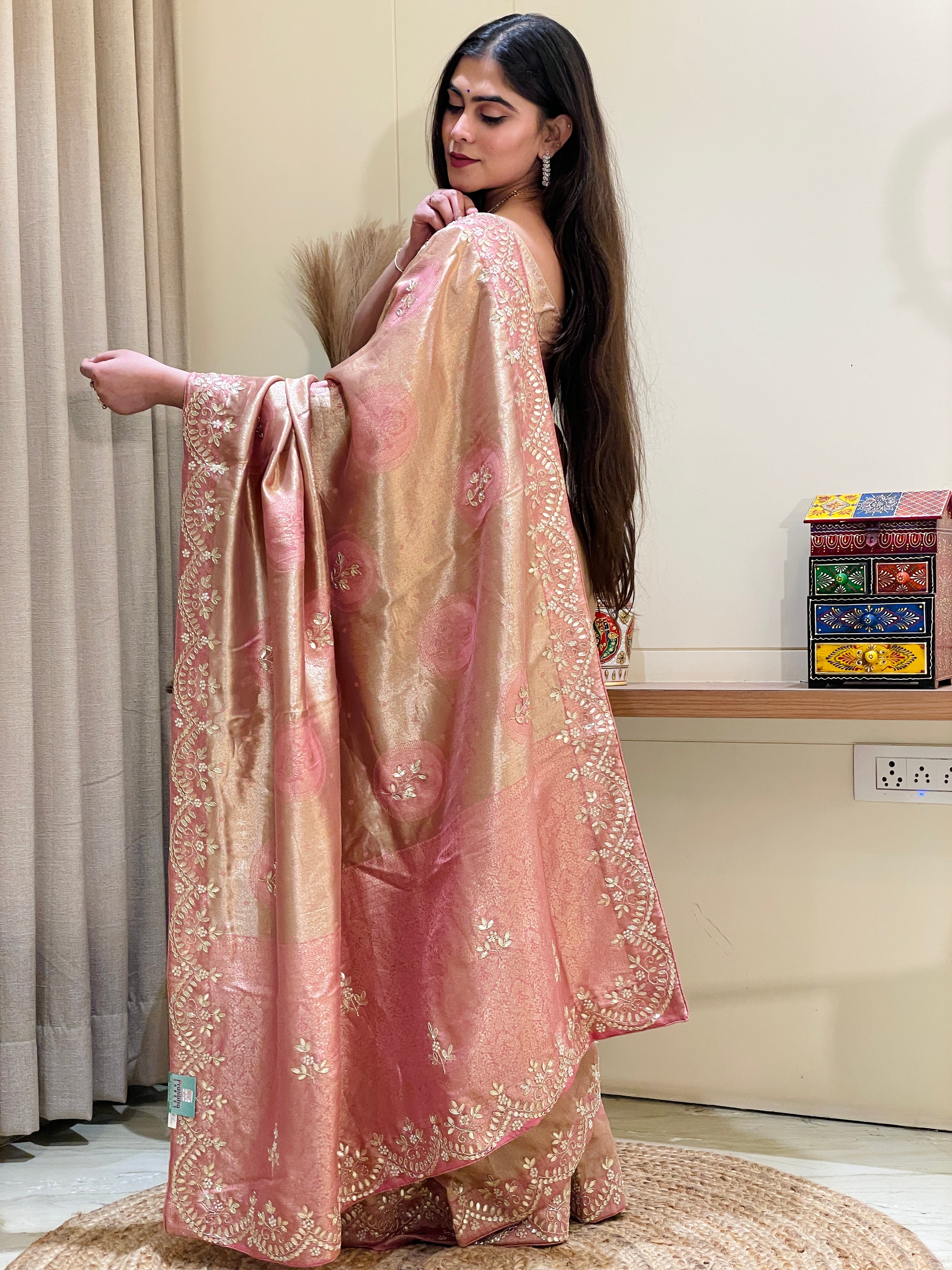 Ziya Banarasi Tissue Silk Saree