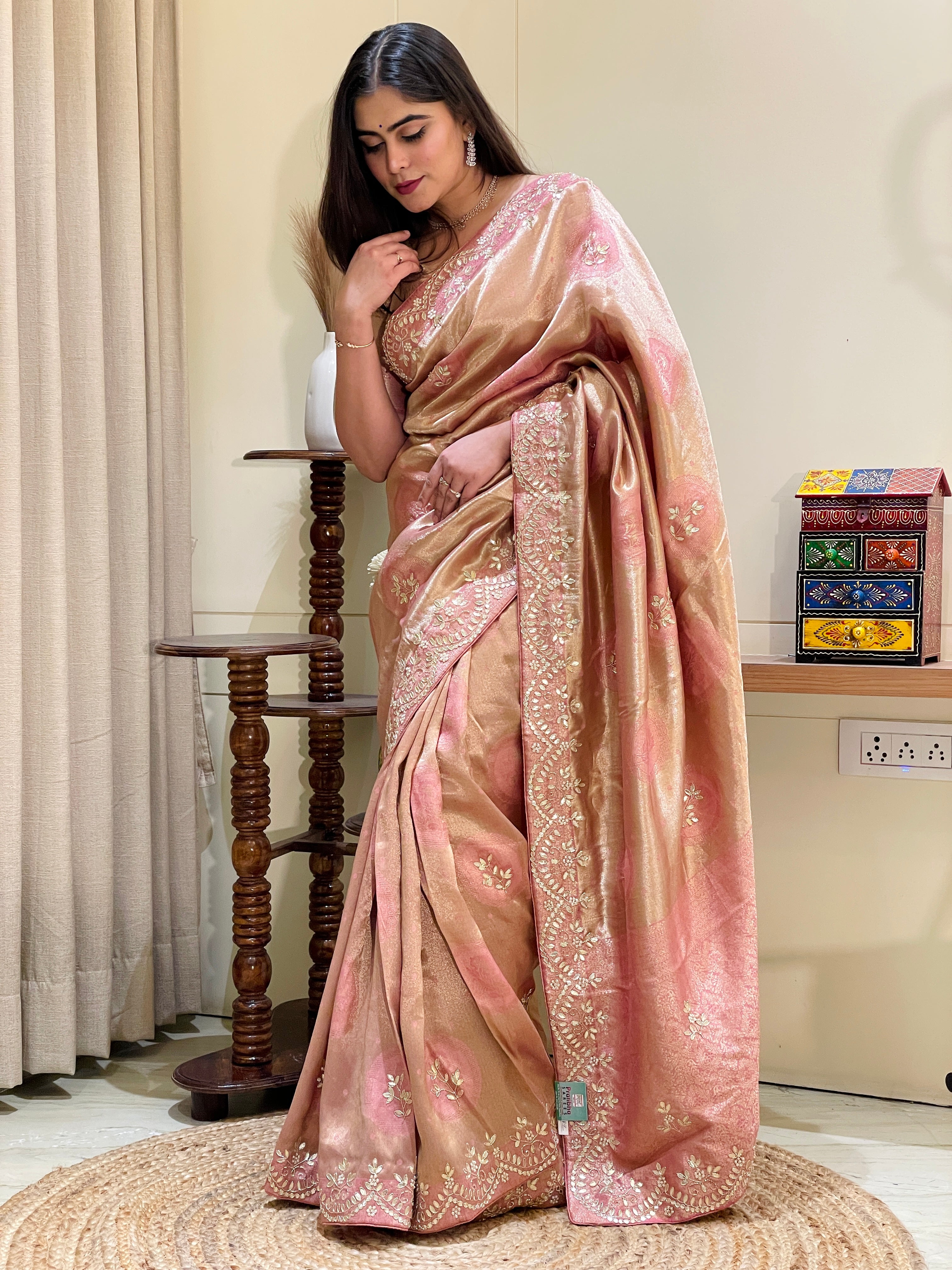 Ziya Banarasi Tissue Silk Saree