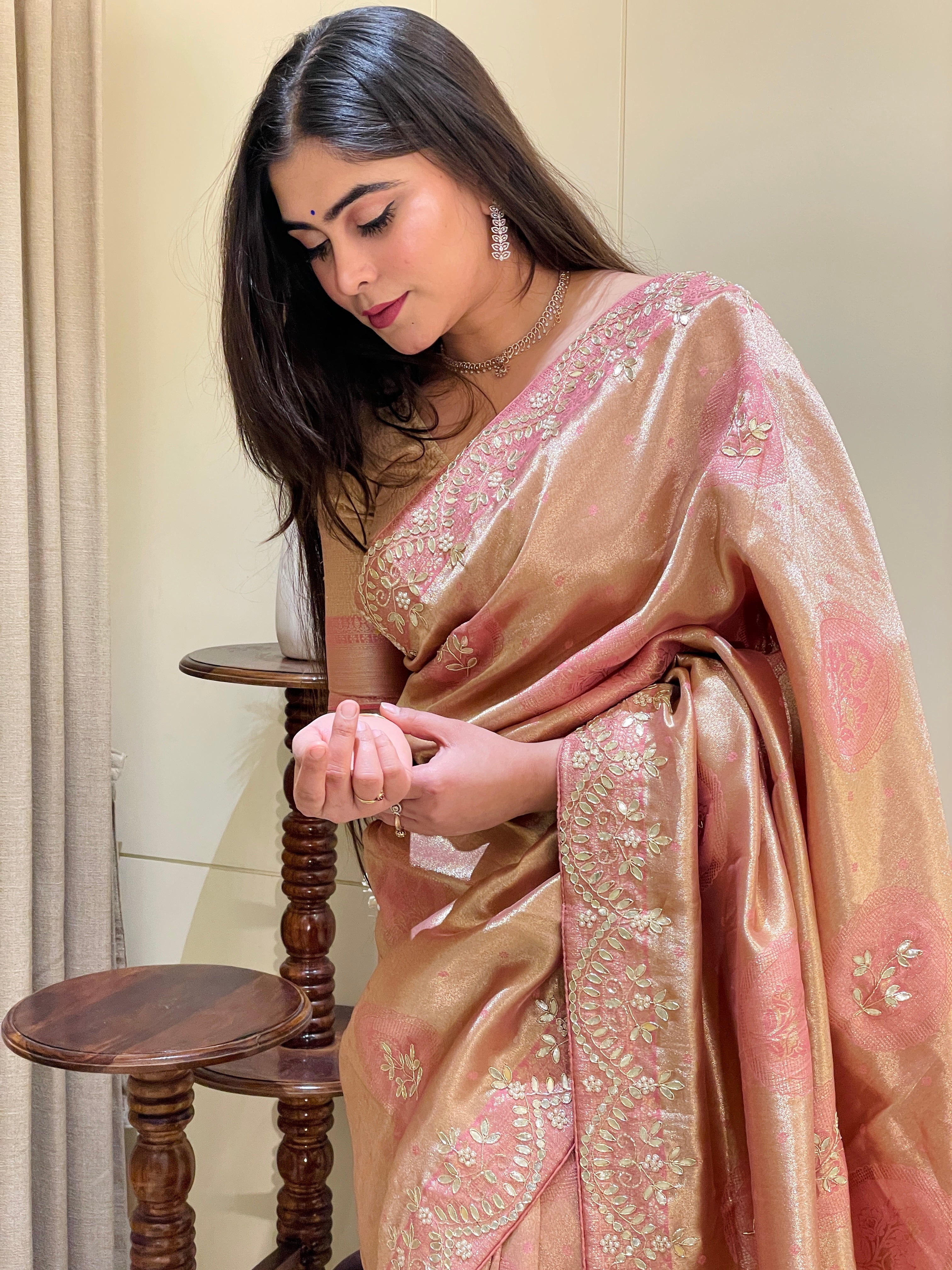 Ziya Banarasi Tissue Silk Saree