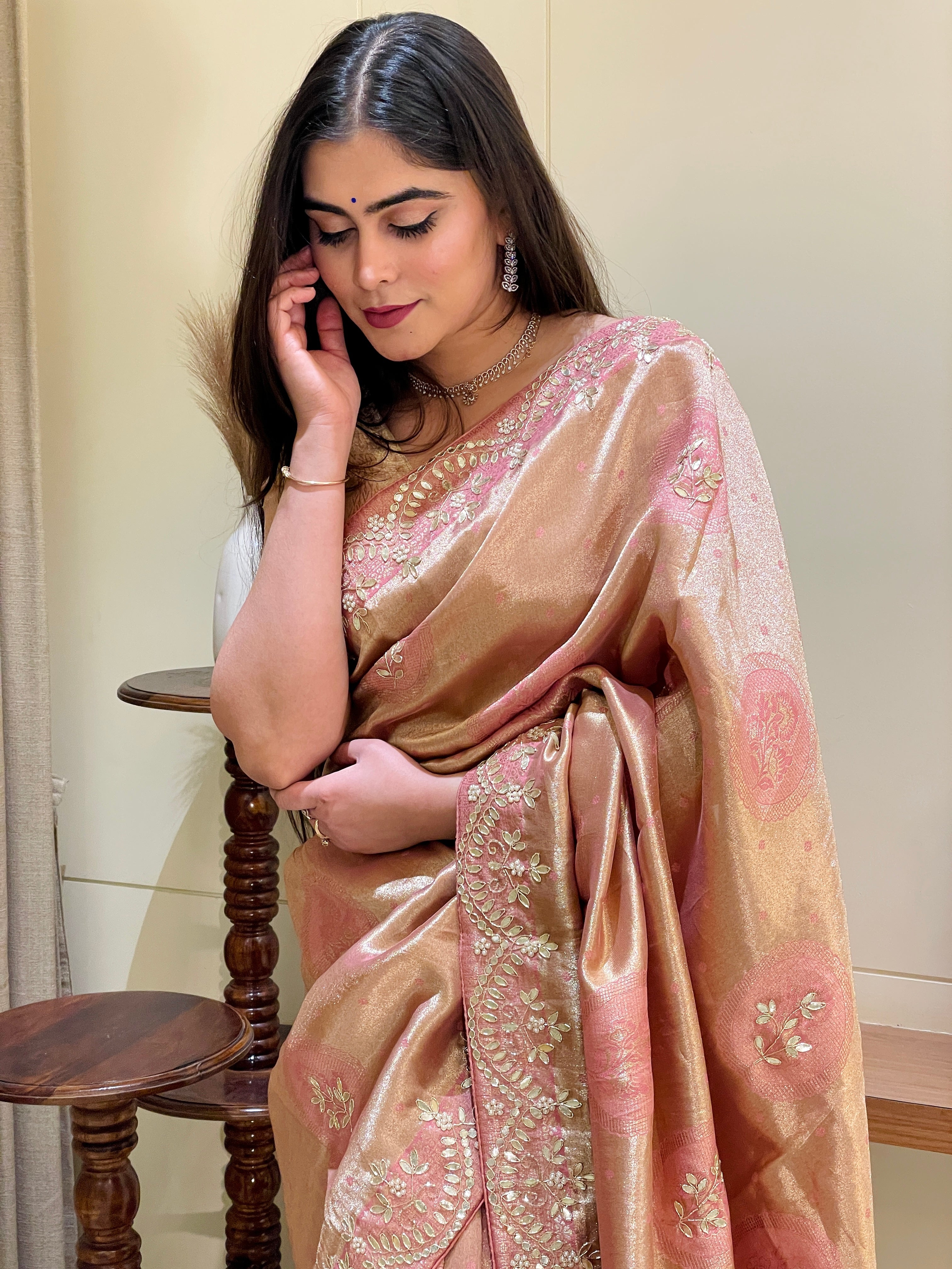Ziya Banarasi Tissue Silk Saree