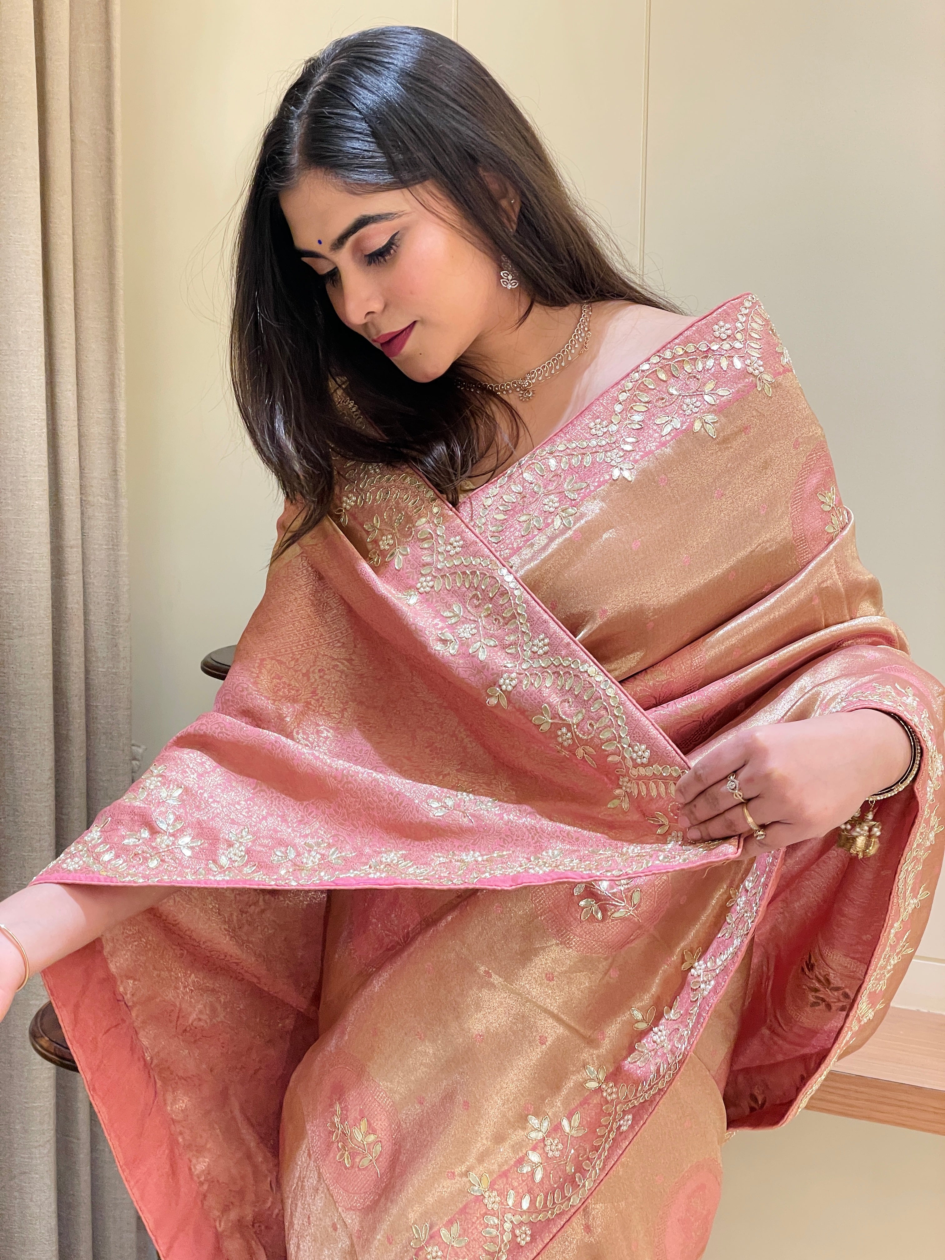 Ziya Banarasi Tissue Silk Saree