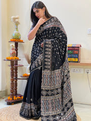Advika Rajasi Ajrakh Saree