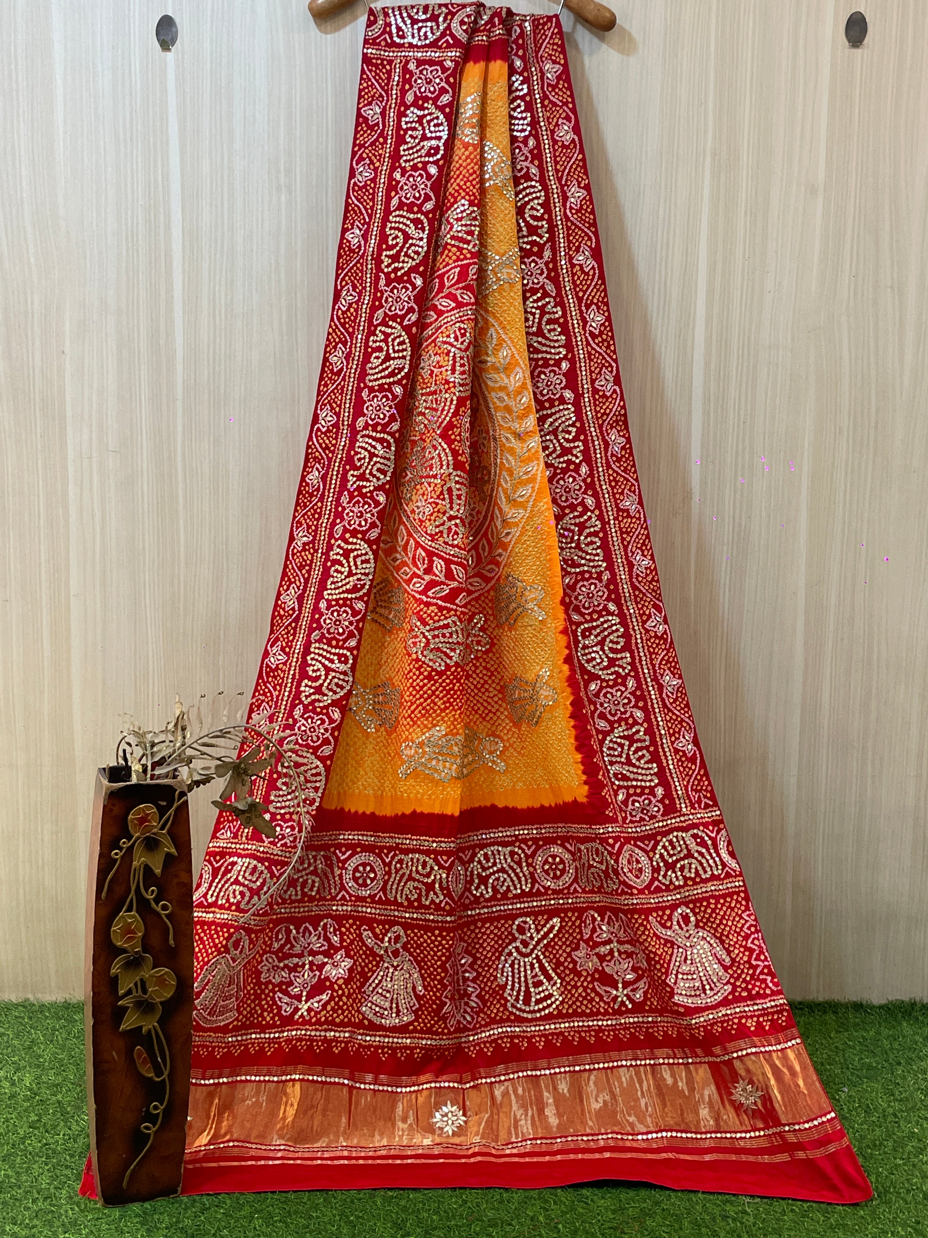 Usha Pure Gajji Silk Dupatta