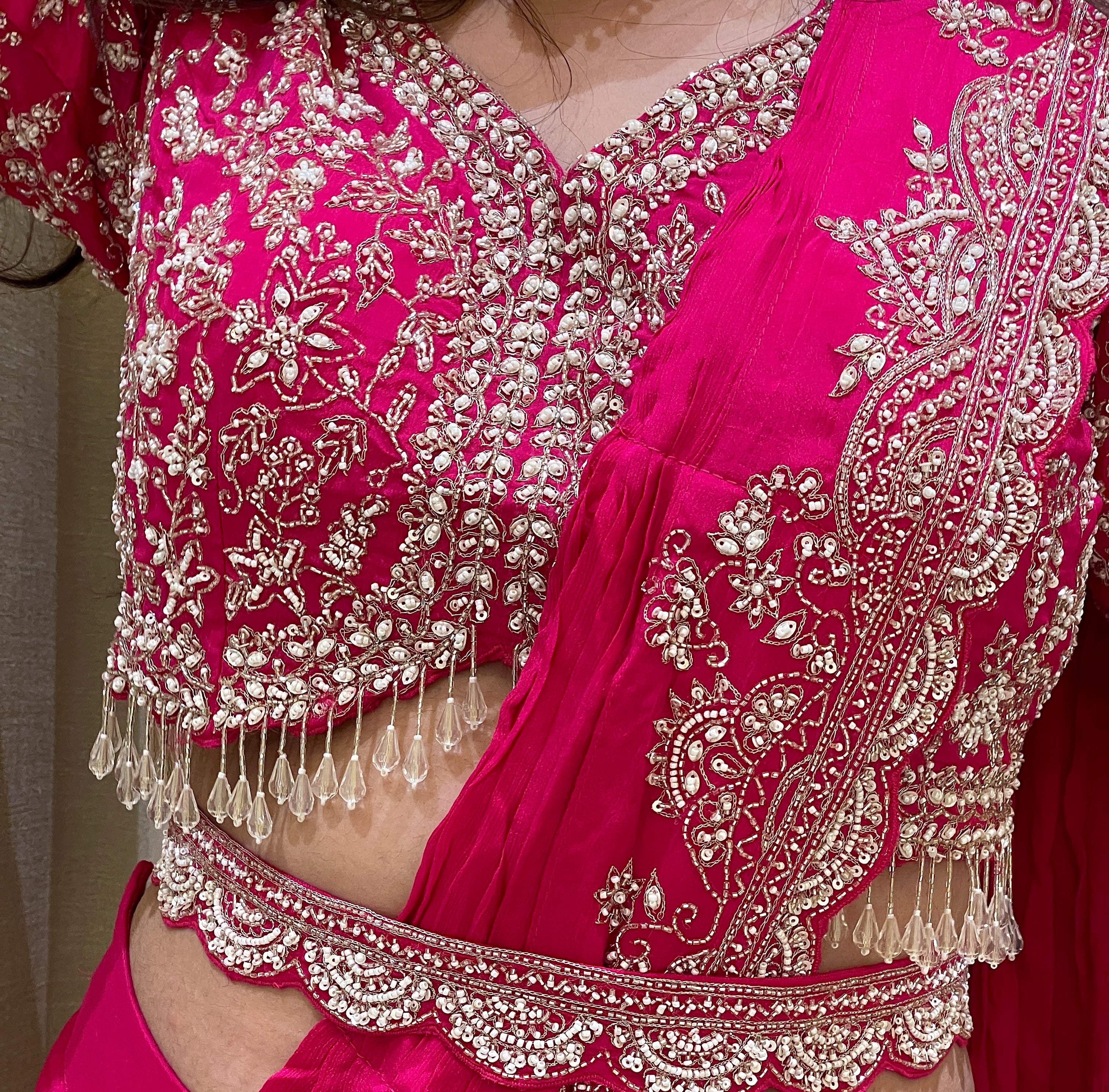 Rizva Pre Drape Saree