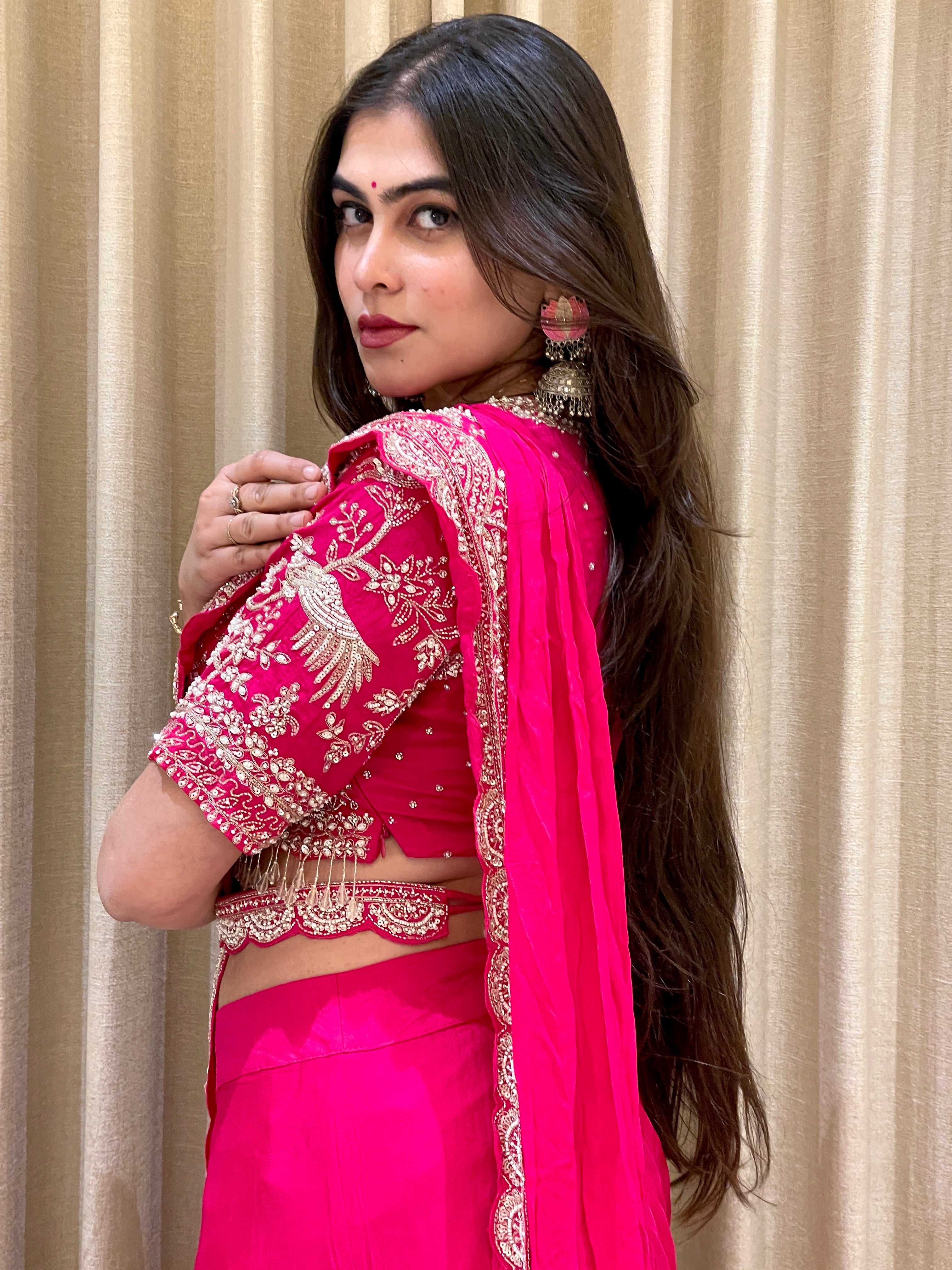 Rizva Pre Drape Saree