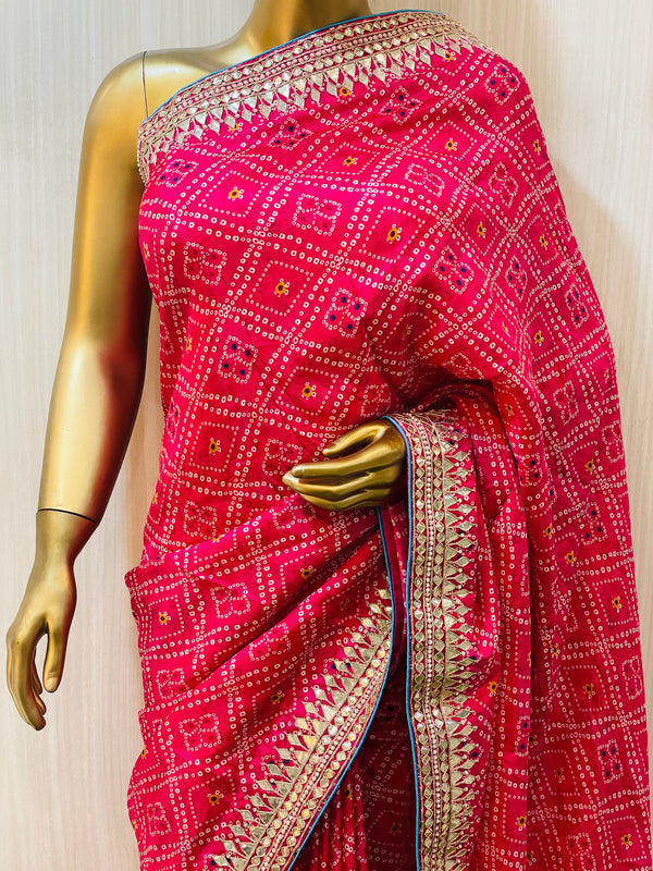 Samika Bandhani Saree