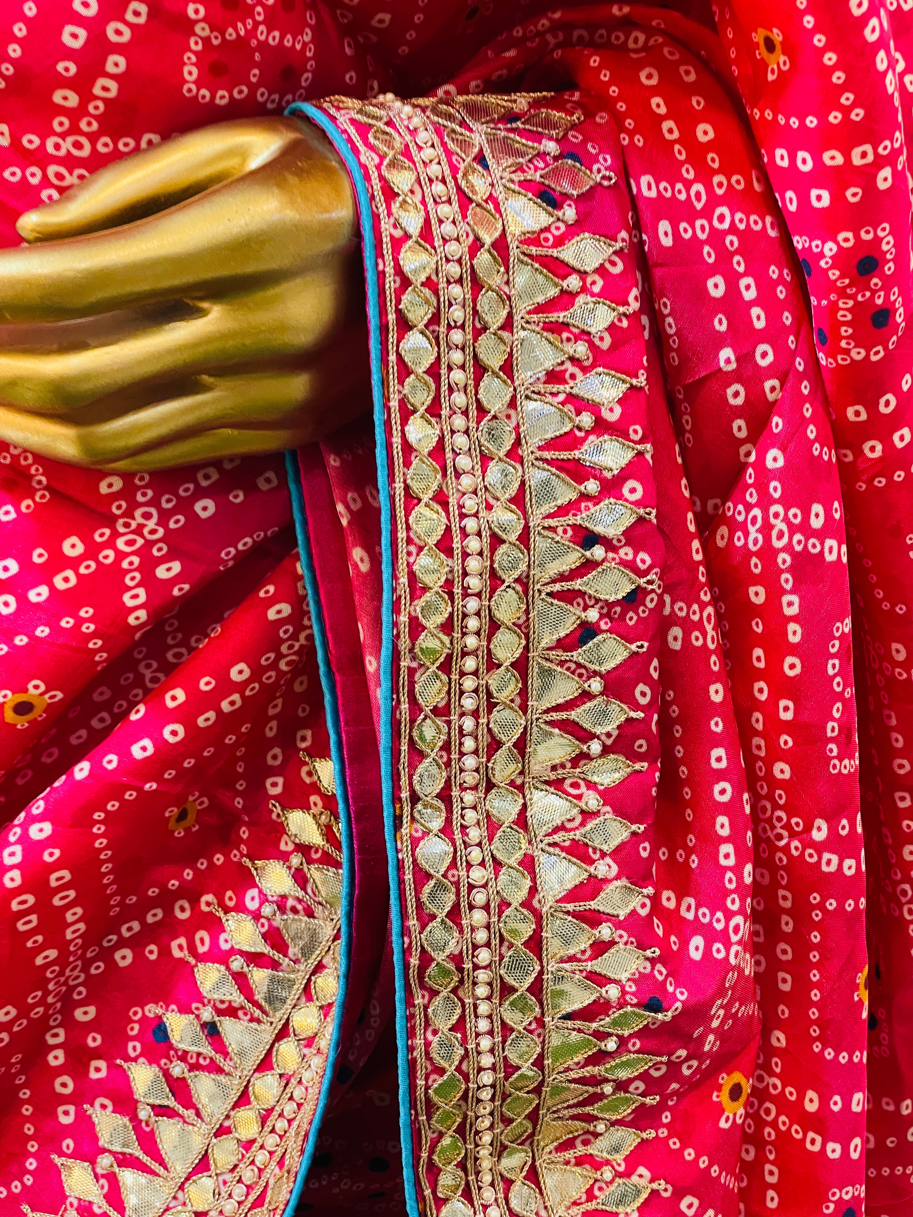 Samika Bandhani Saree