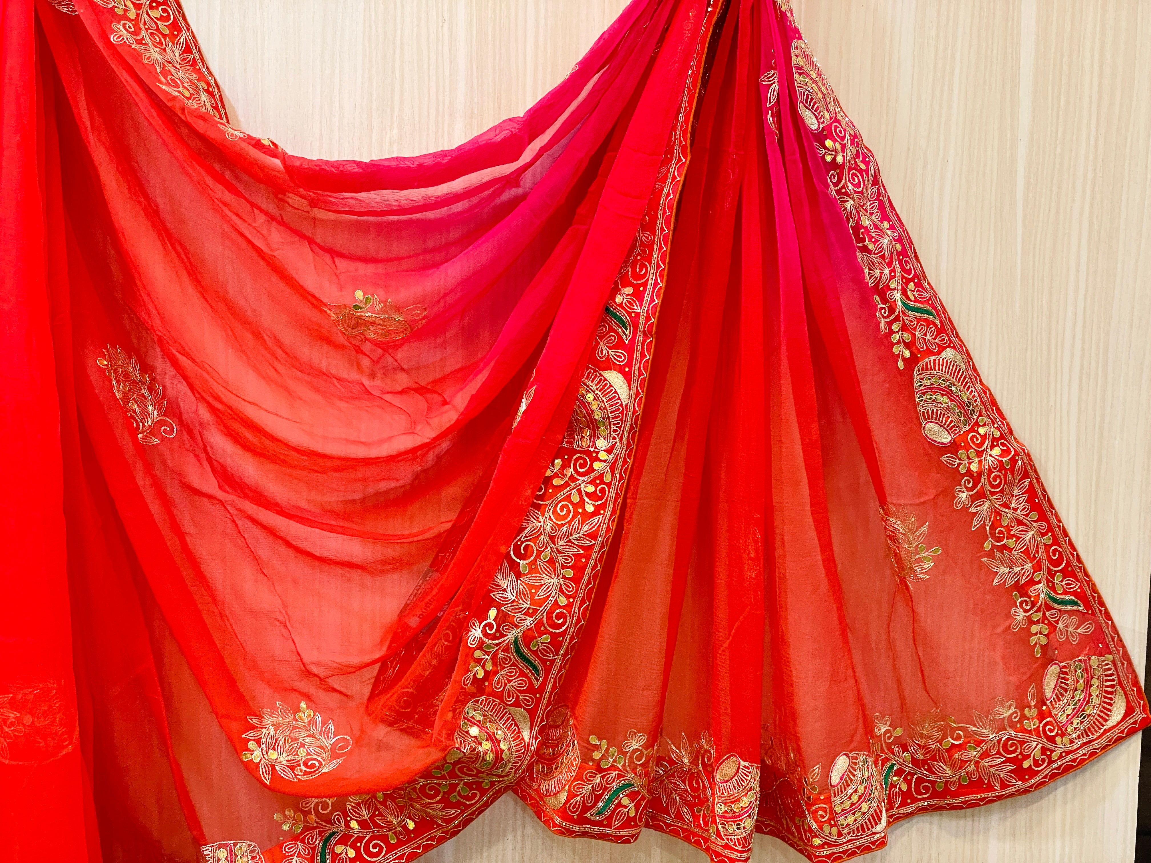 Anamika Chiffon Saree