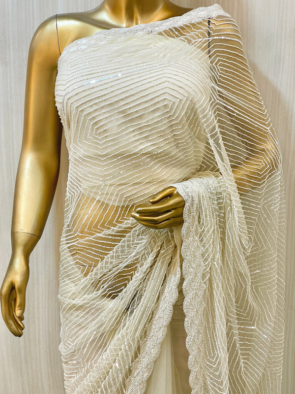 Nisha Sequence Saree