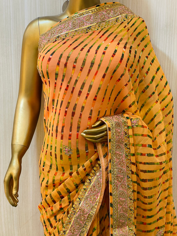 Kajal Leheriya Saree