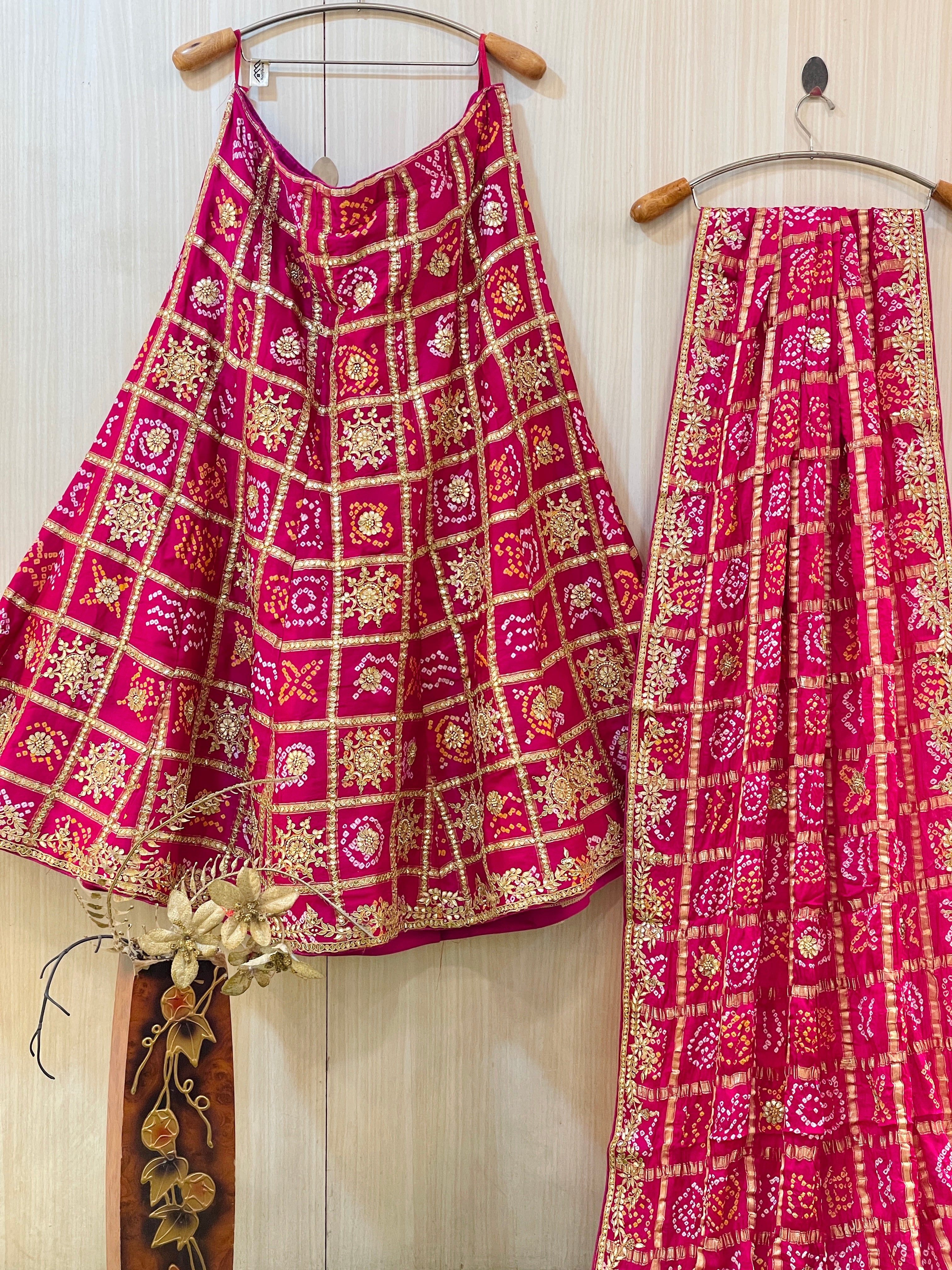 Tamana Gajji Silk Lehenga