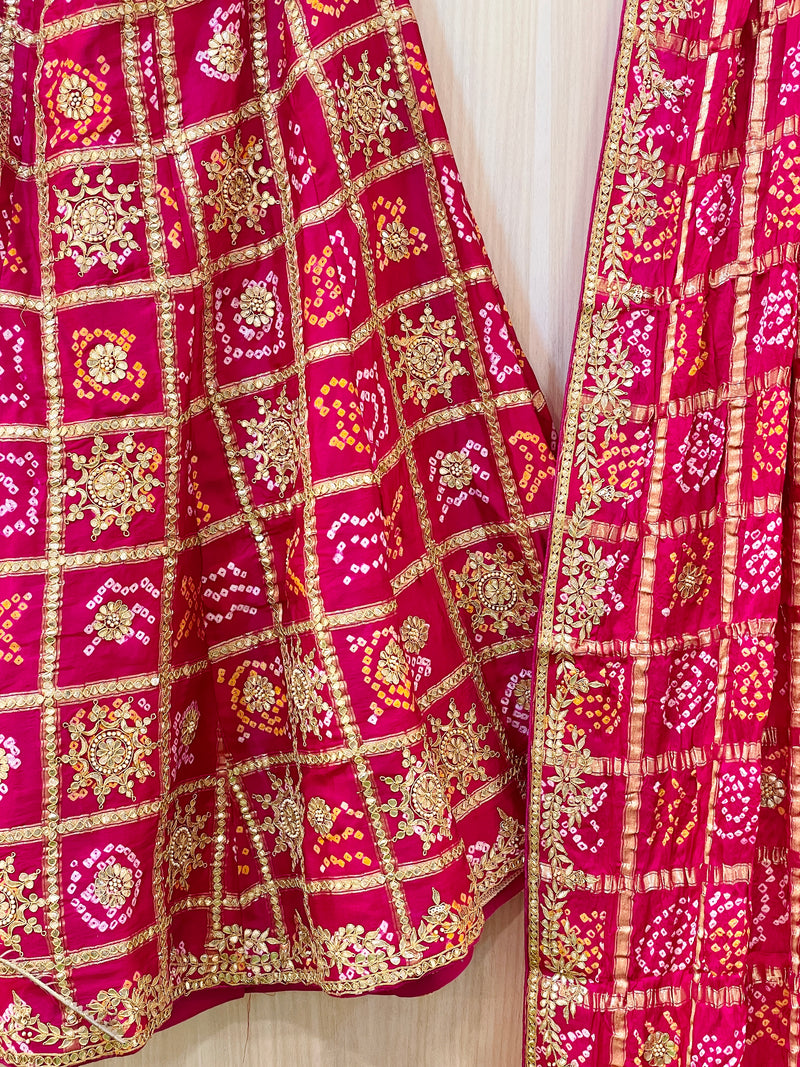 Tamana Gajji Silk Lehenga
