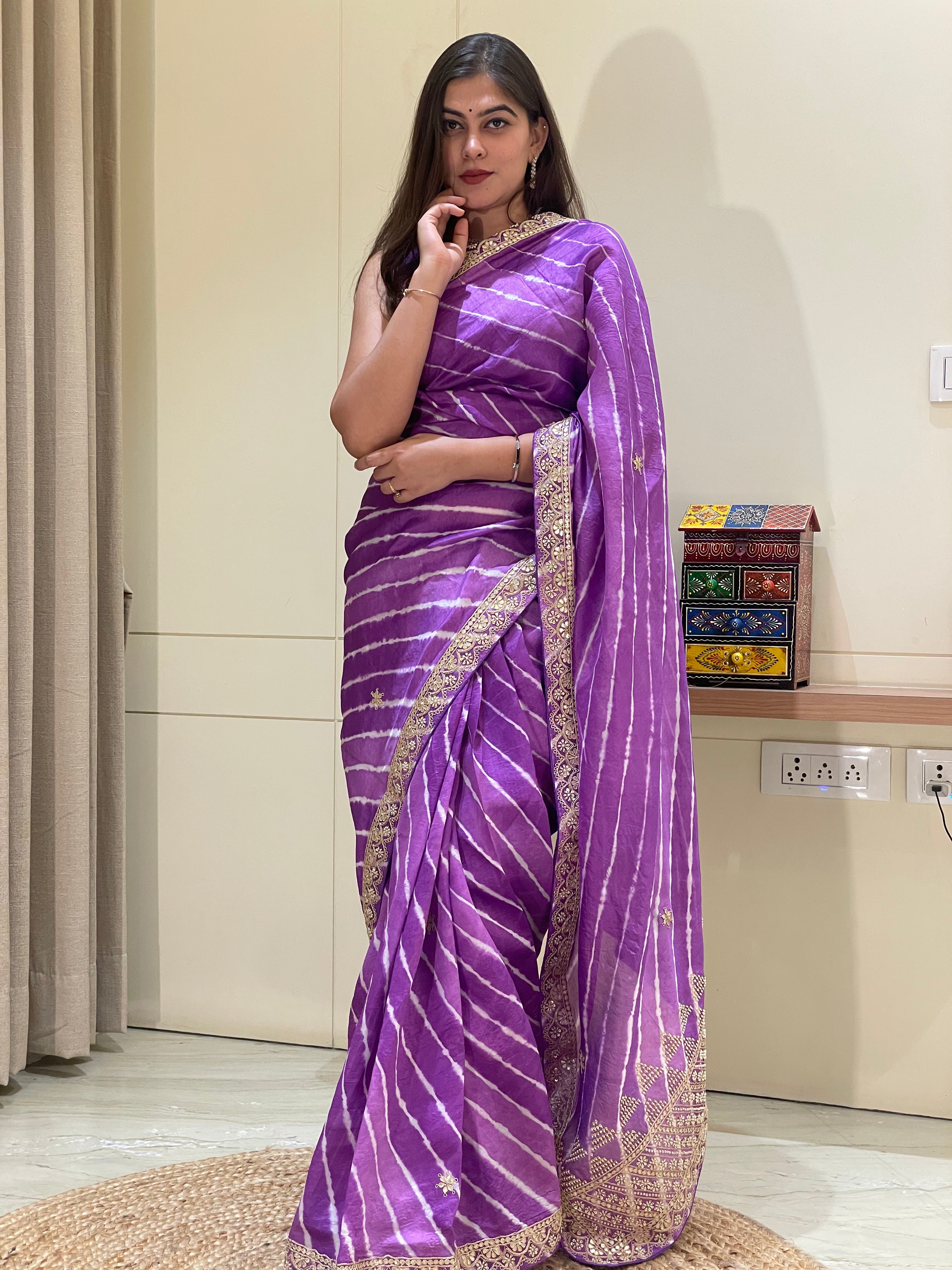 Shraddha Leheriya Saree