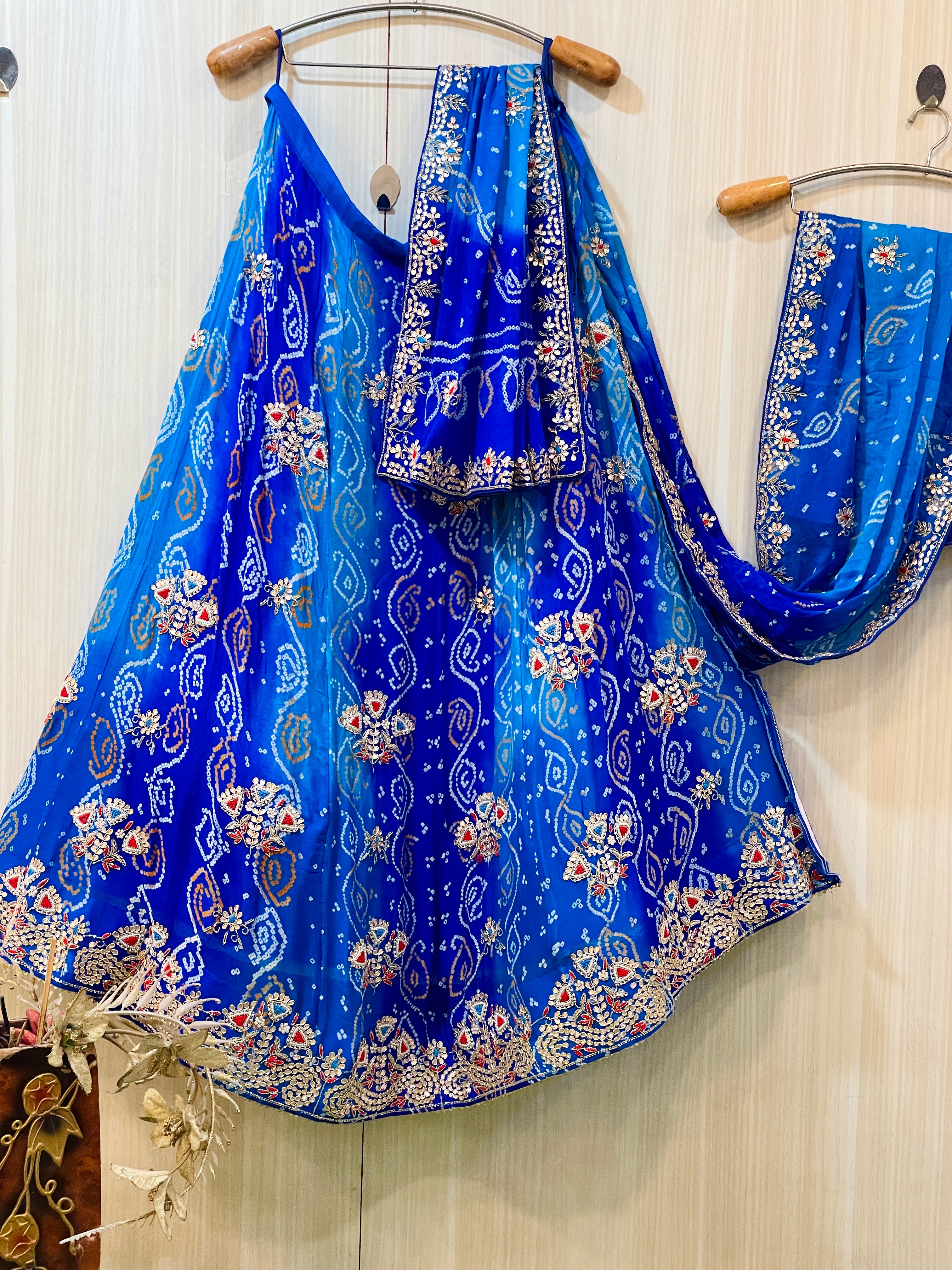 Chavi Bandhani Lehenga