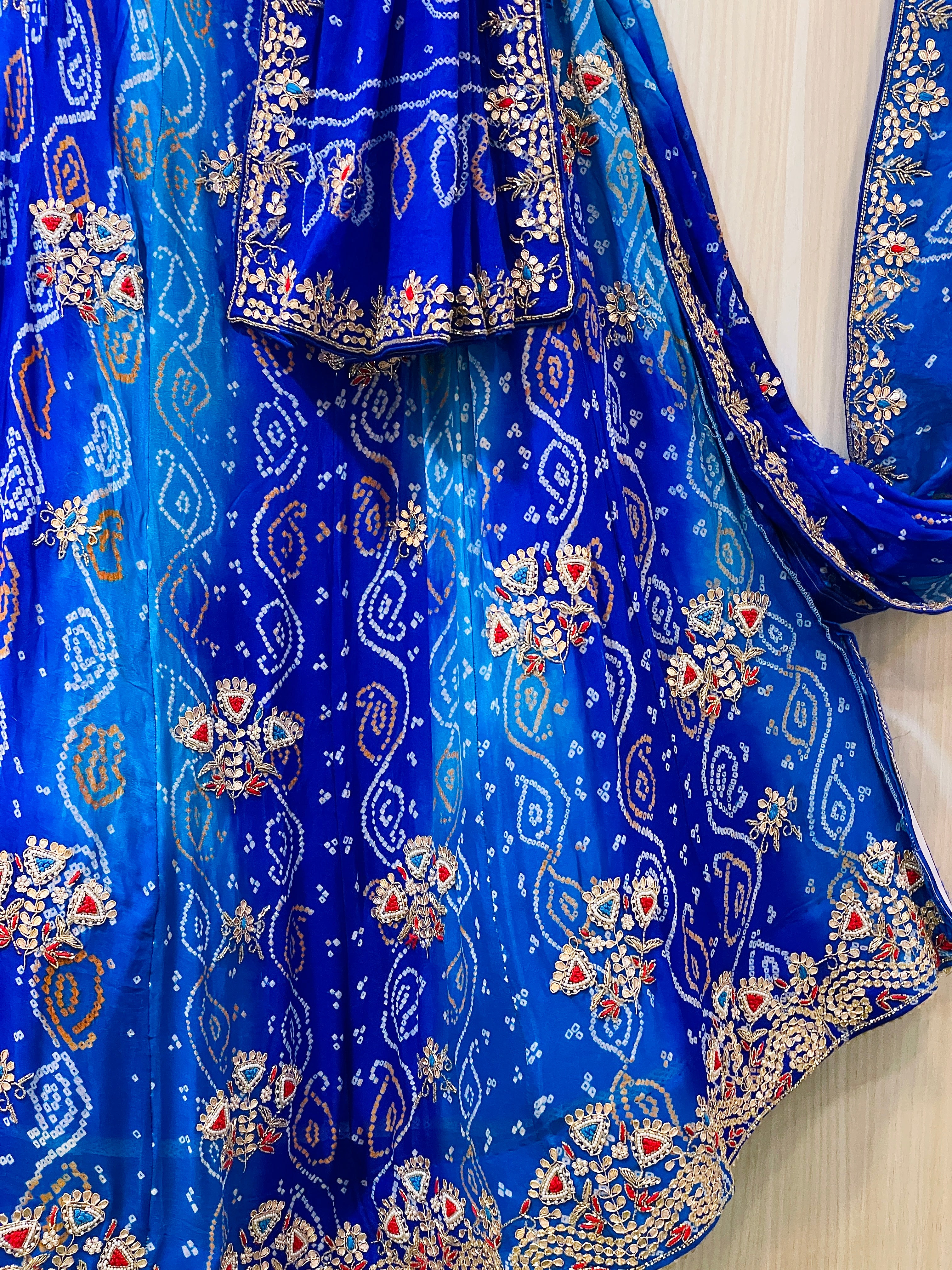 Chavi Bandhani Lehenga