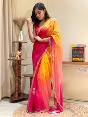 Namrita Multicolor Chiffon Saree