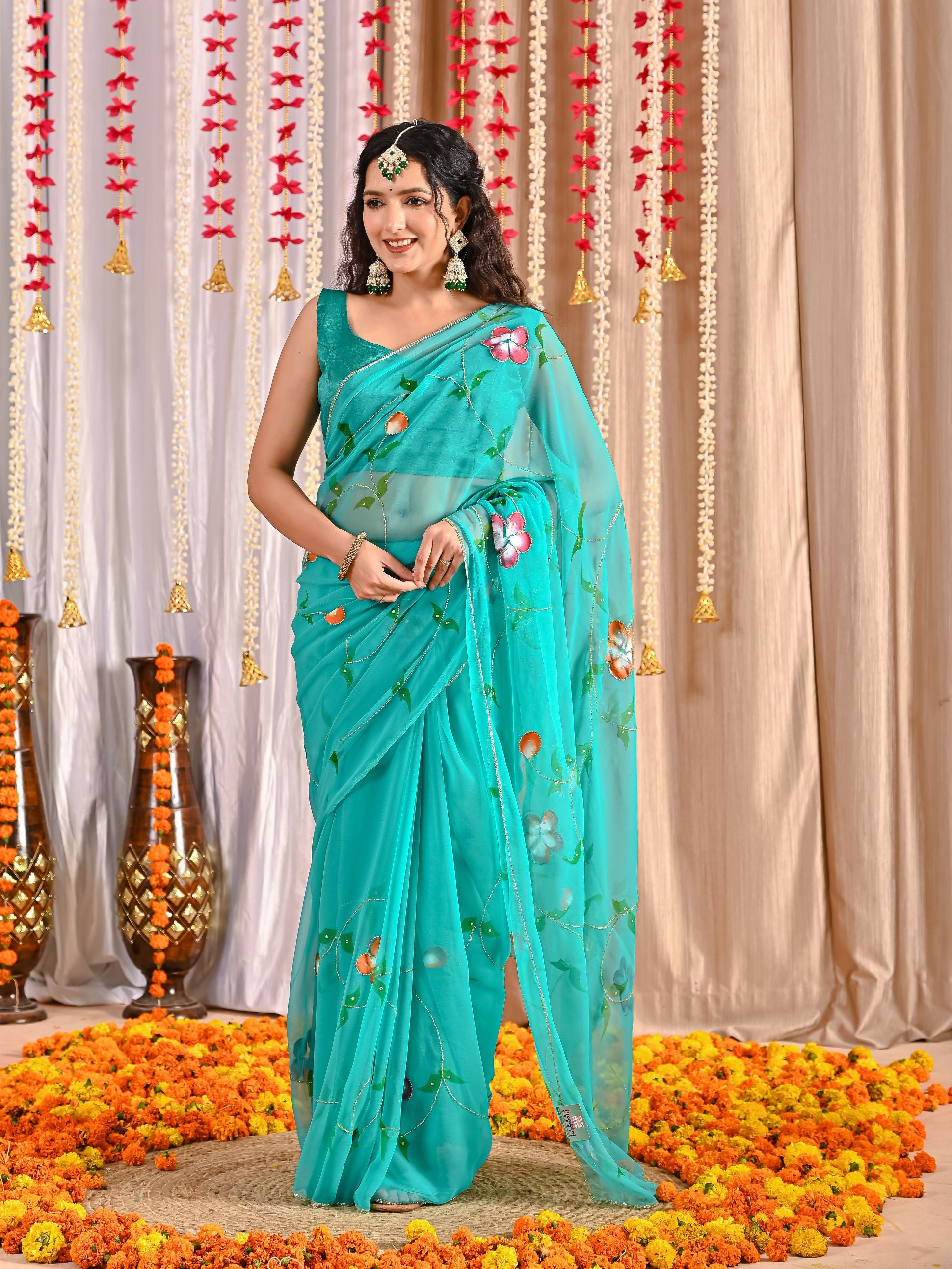 Viha Royal Crepe Saree