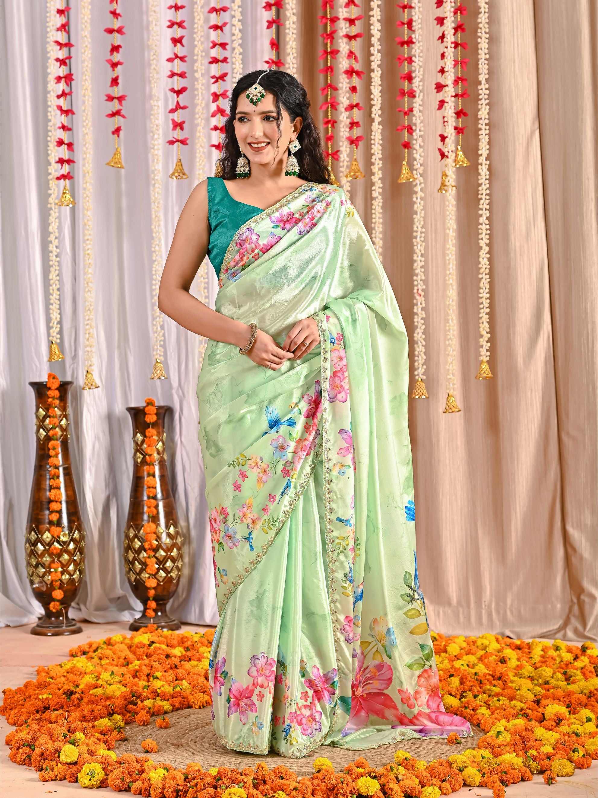 Annu Royal Crepe Saree