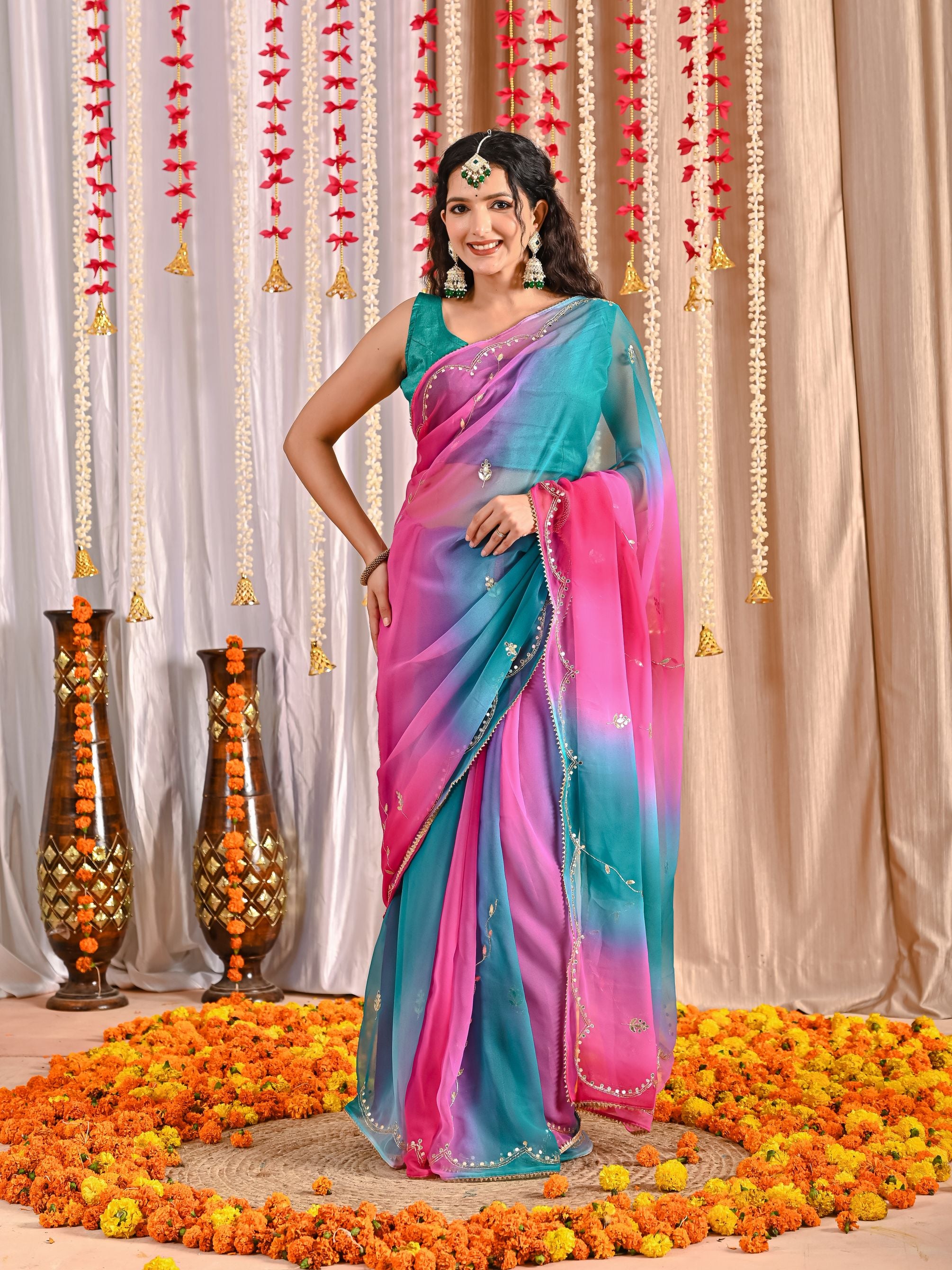 Prisha Royal Georgette Saree