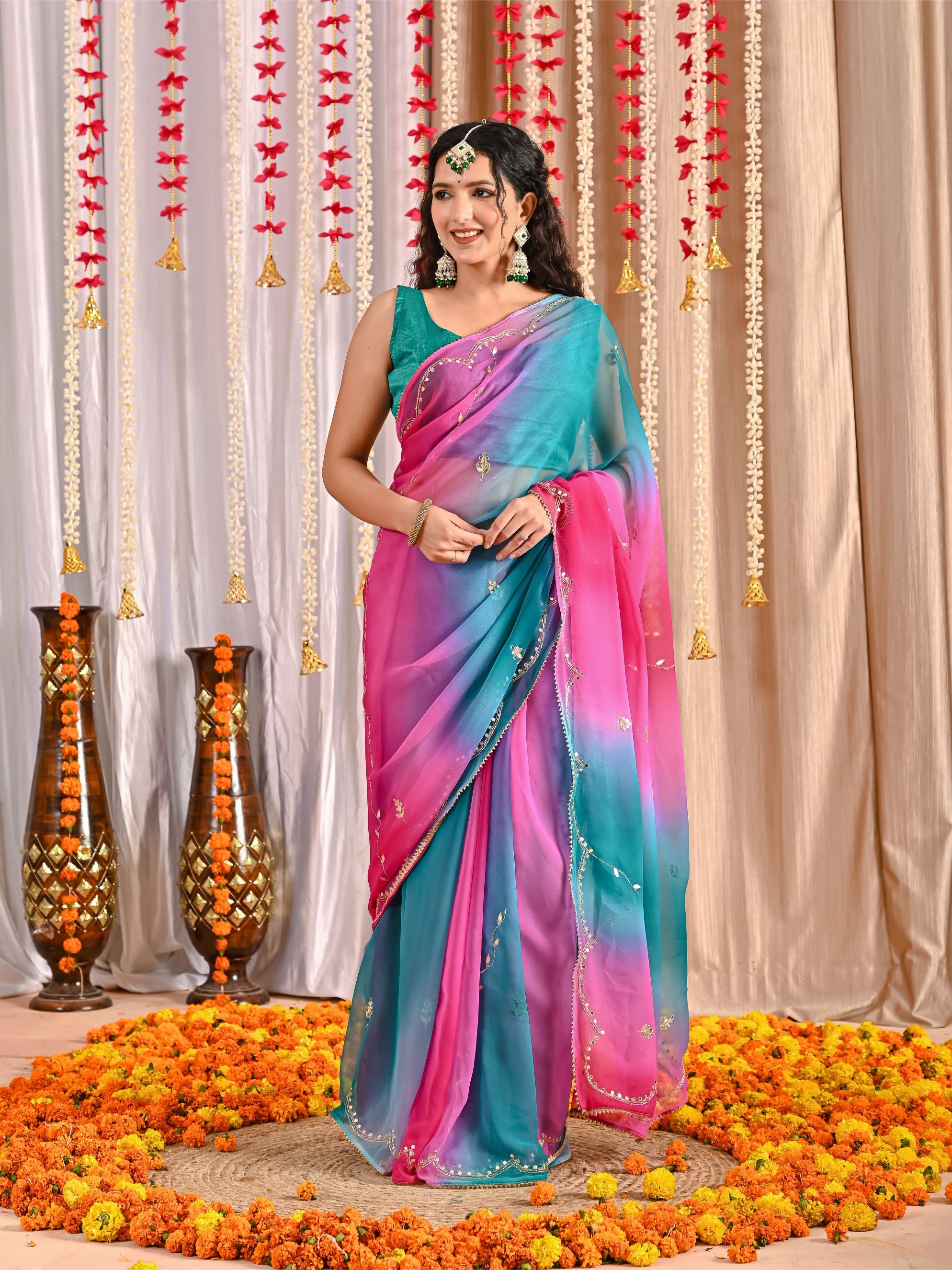Prisha Royal Georgette Saree
