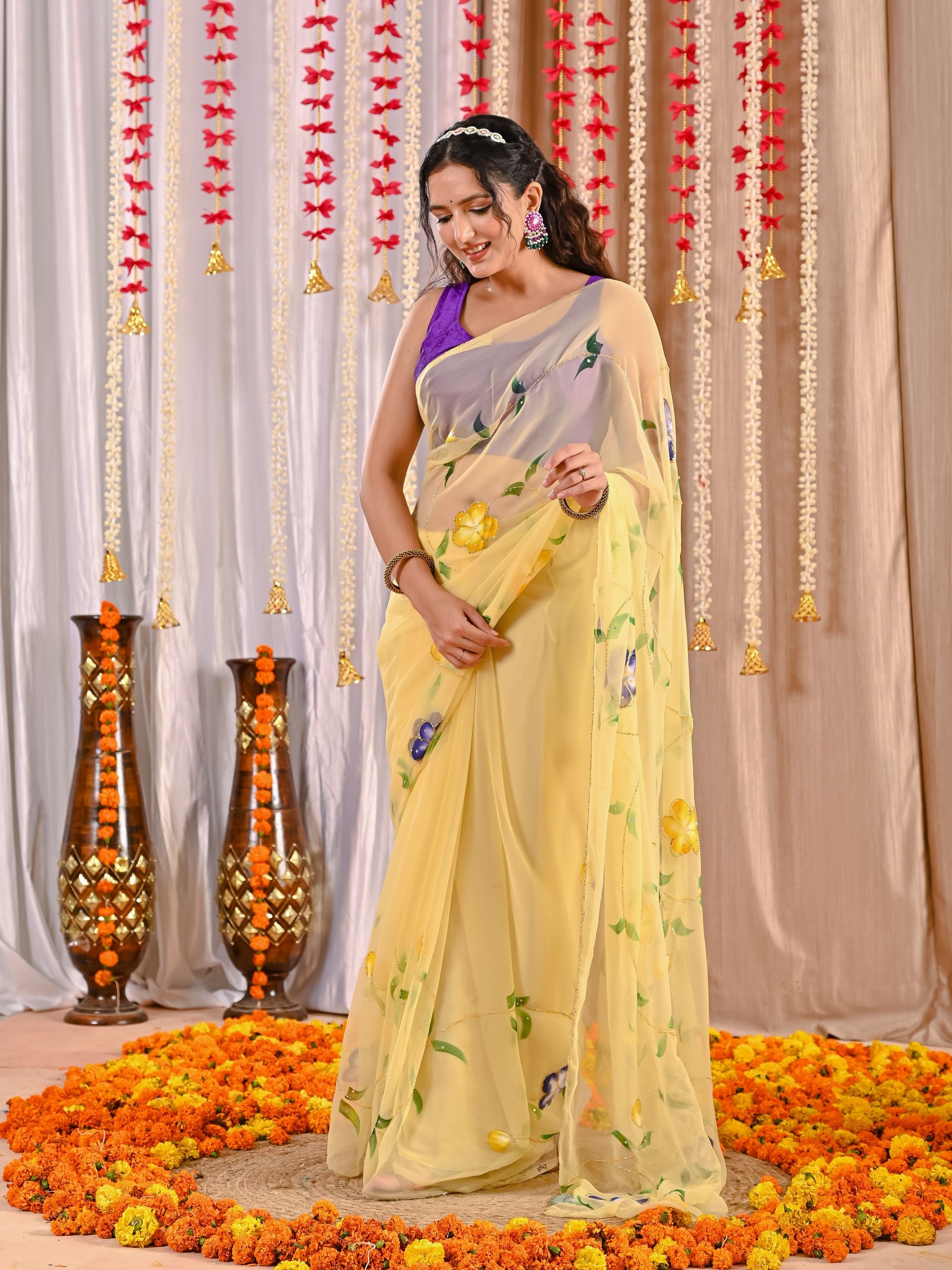 Ira Royal Crepe Saree