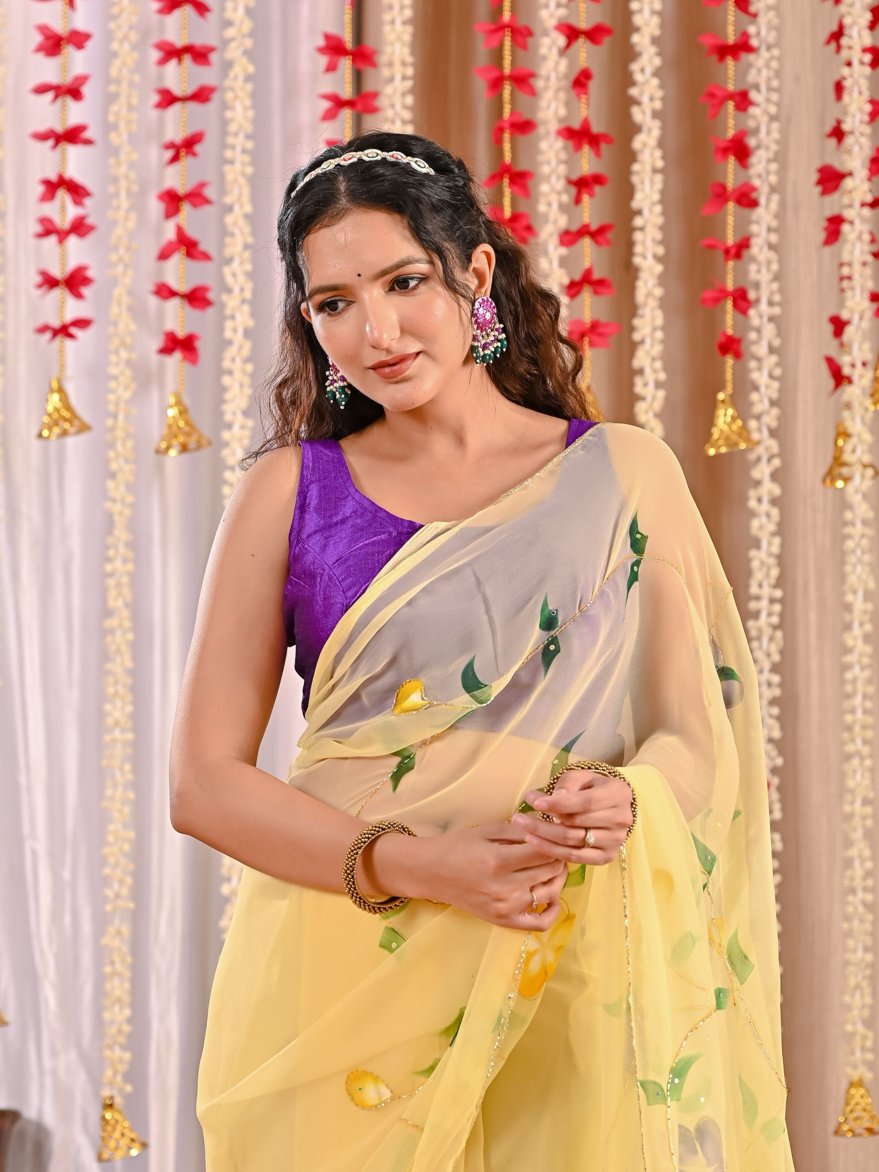 Ira Royal Crepe Saree