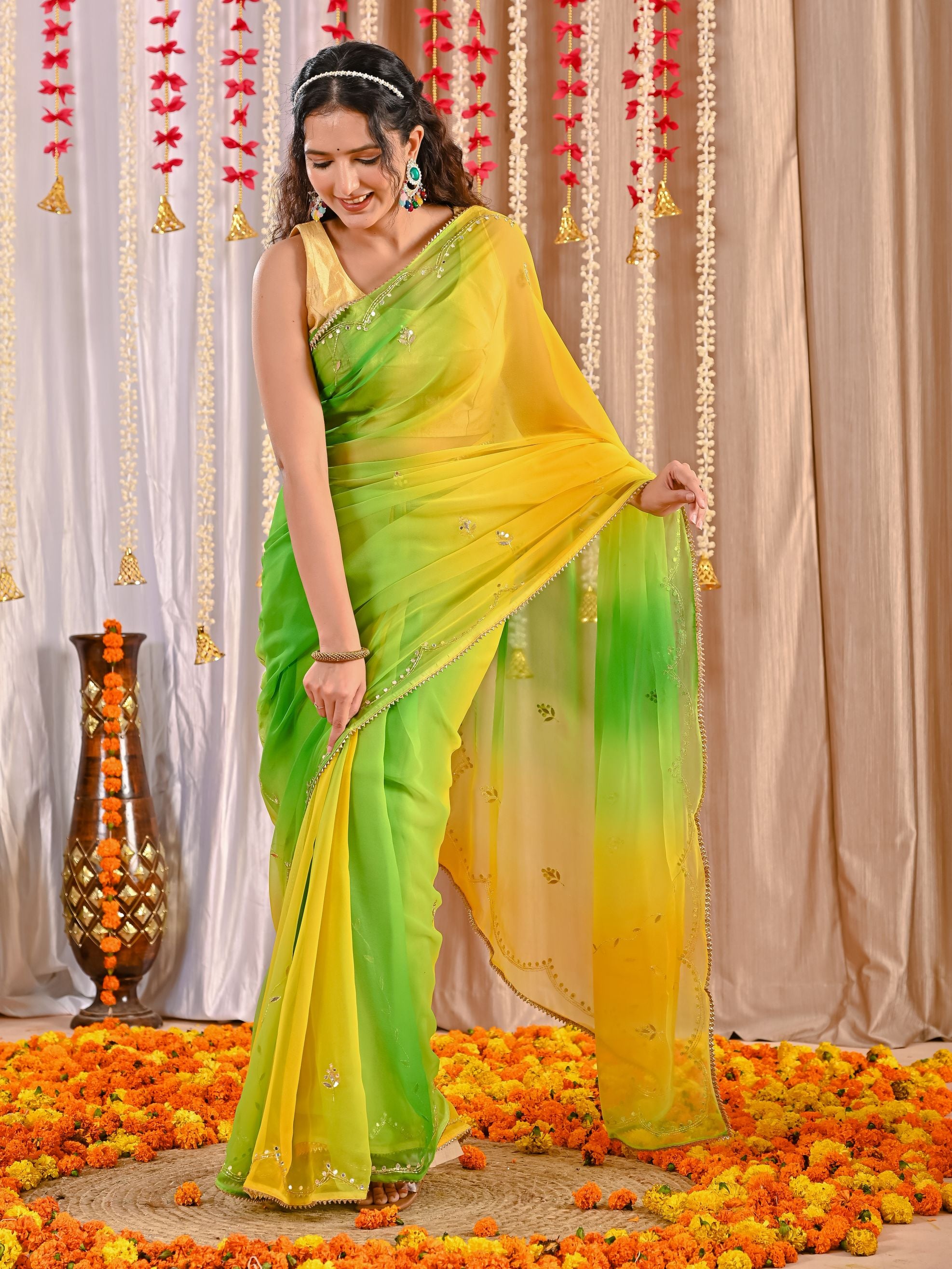 Vinita Royal Georgette Saree