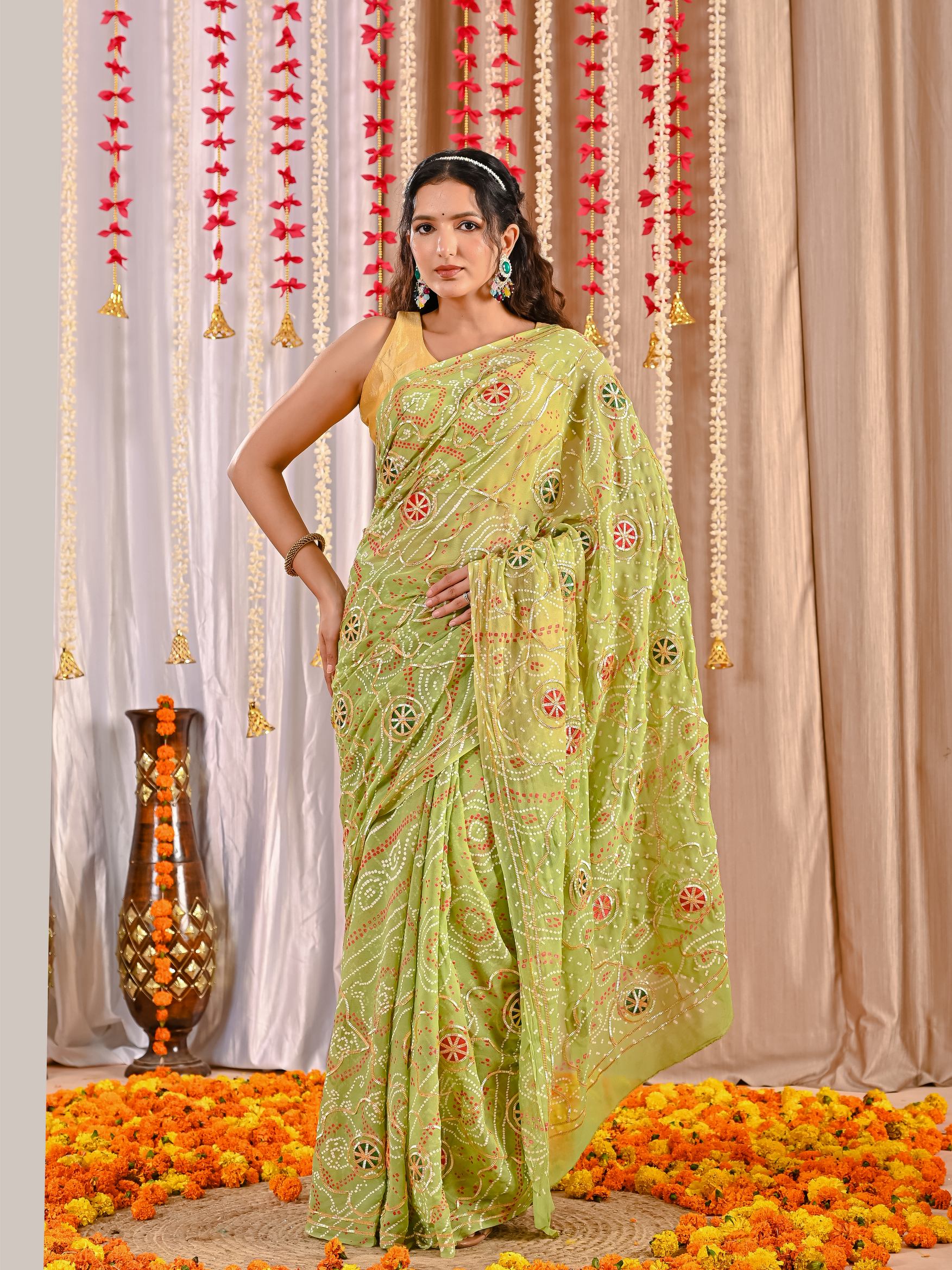 Meera Royal Georgette Saree