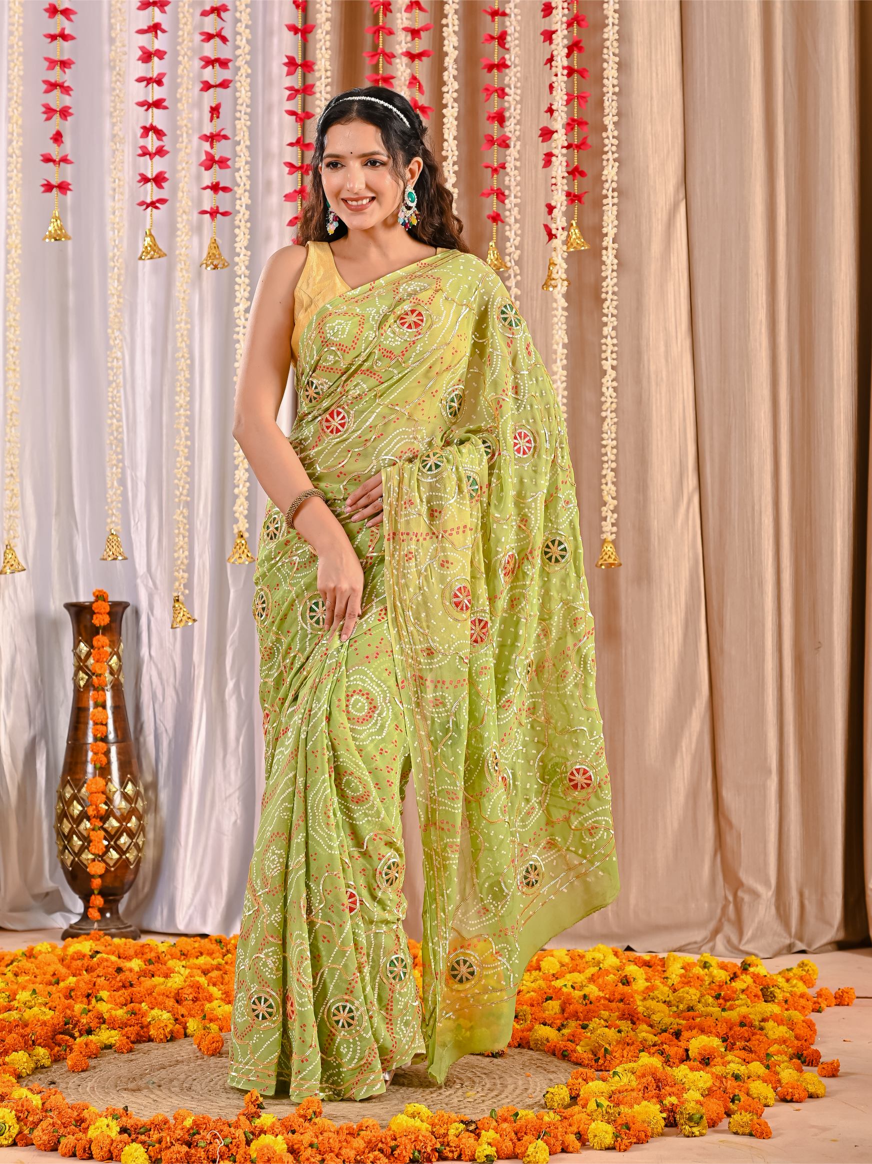 Meera Royal Georgette Saree